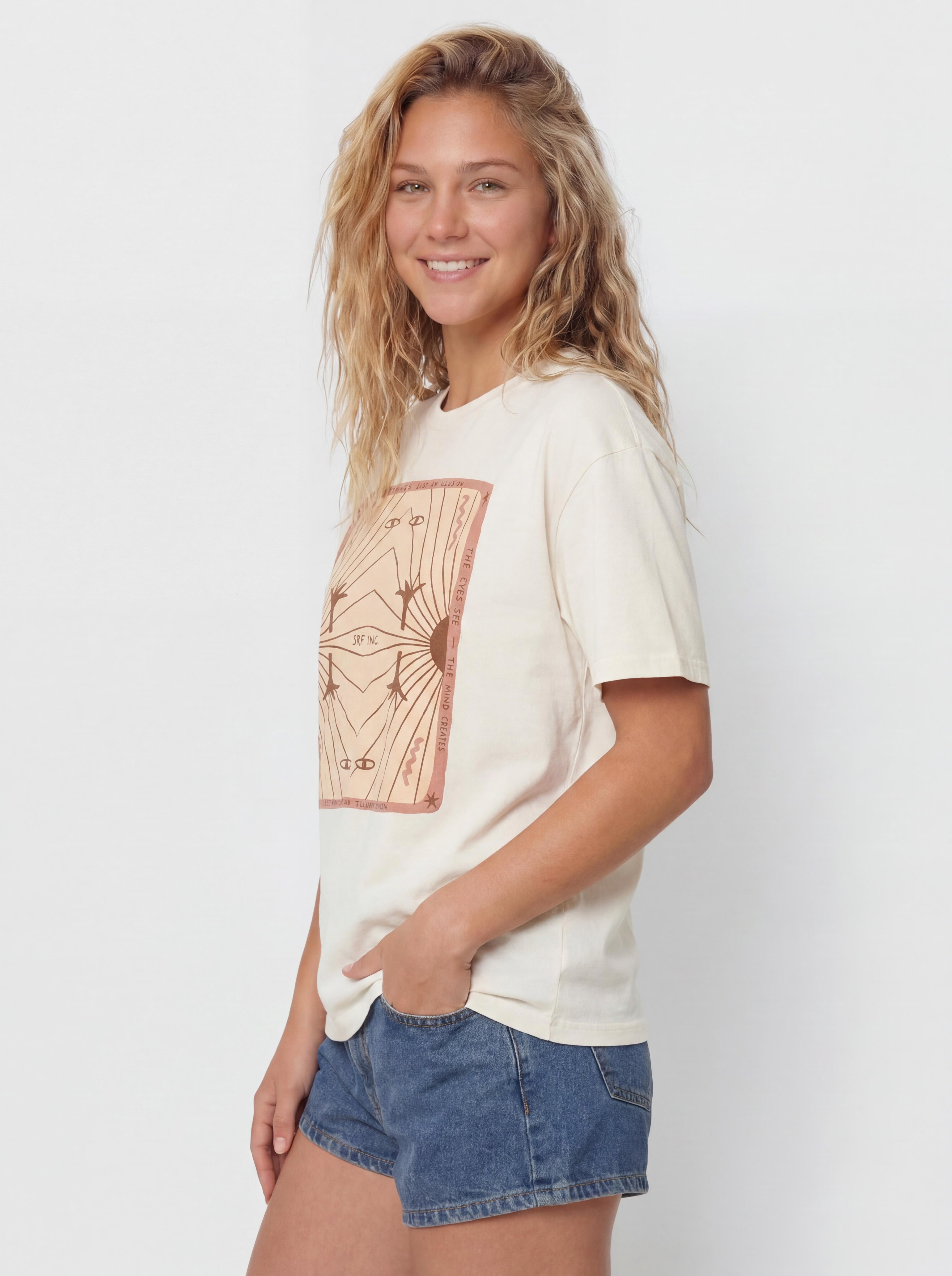Surf Inc T-Shirt Illusion Box (super natural)