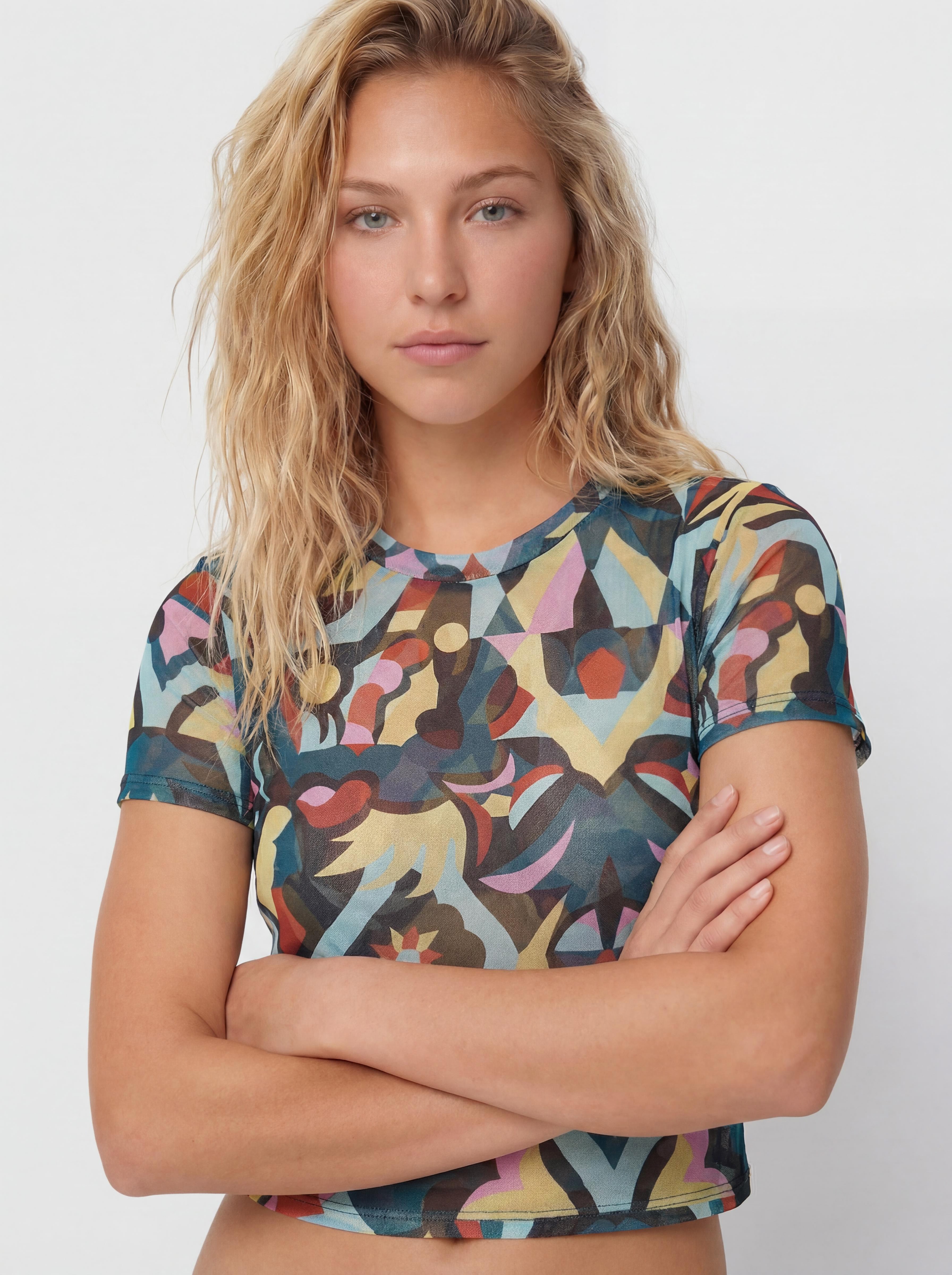Volcom Fa Bruno Lucas Knit Mesh Wmn T-Shirt (multi)