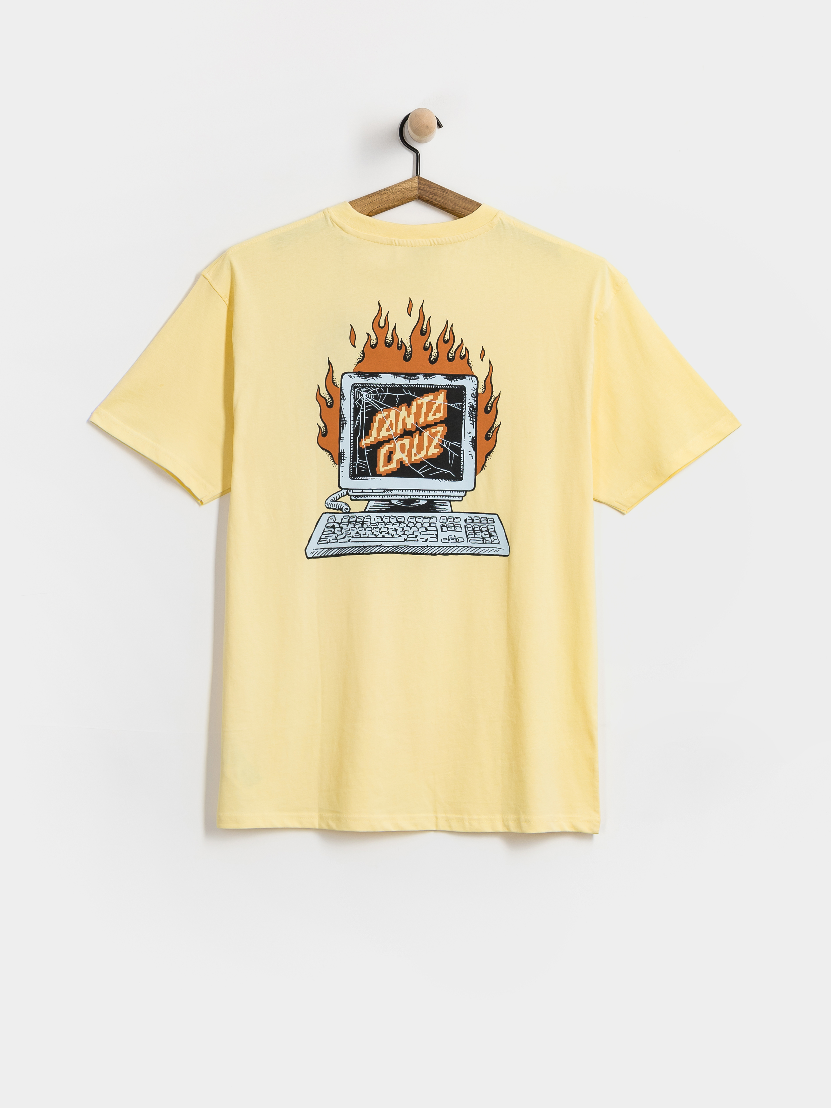 Santa Cruz Self Destruct T-Shirt (custard)