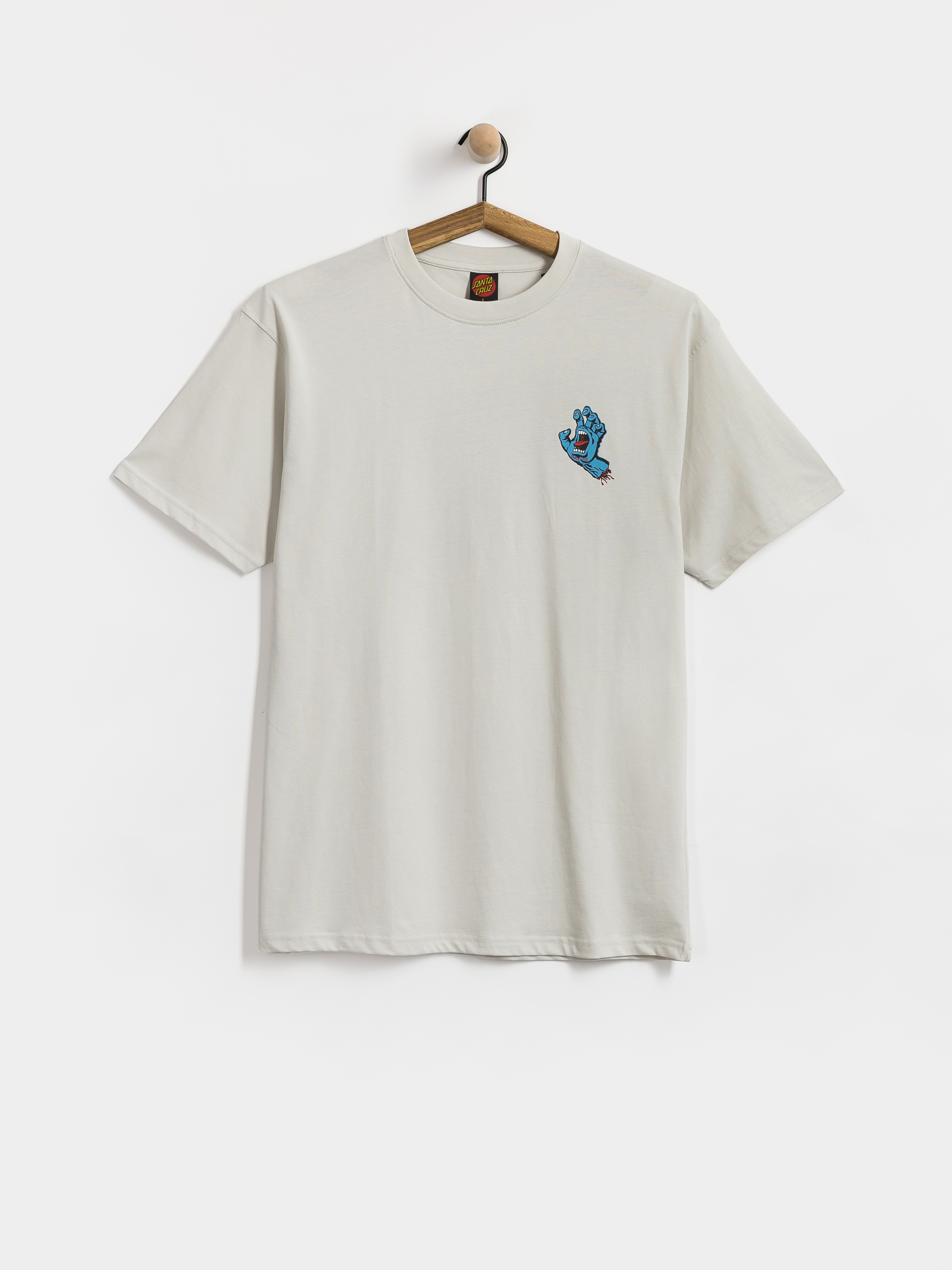 Santa Cruz Screaming Hand Chest T-Shirt (mist)