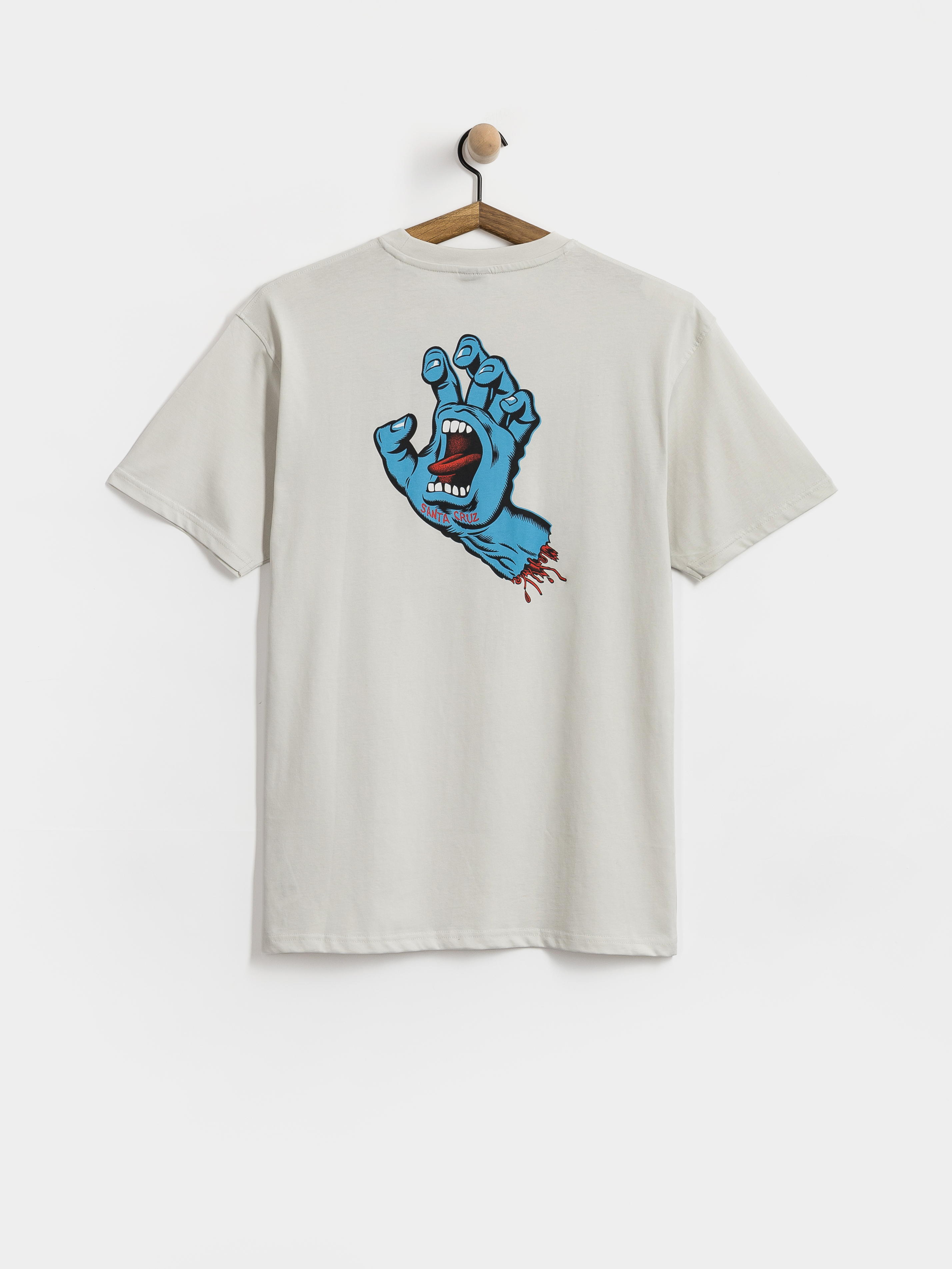 Santa Cruz Screaming Hand Chest T-Shirt (mist)
