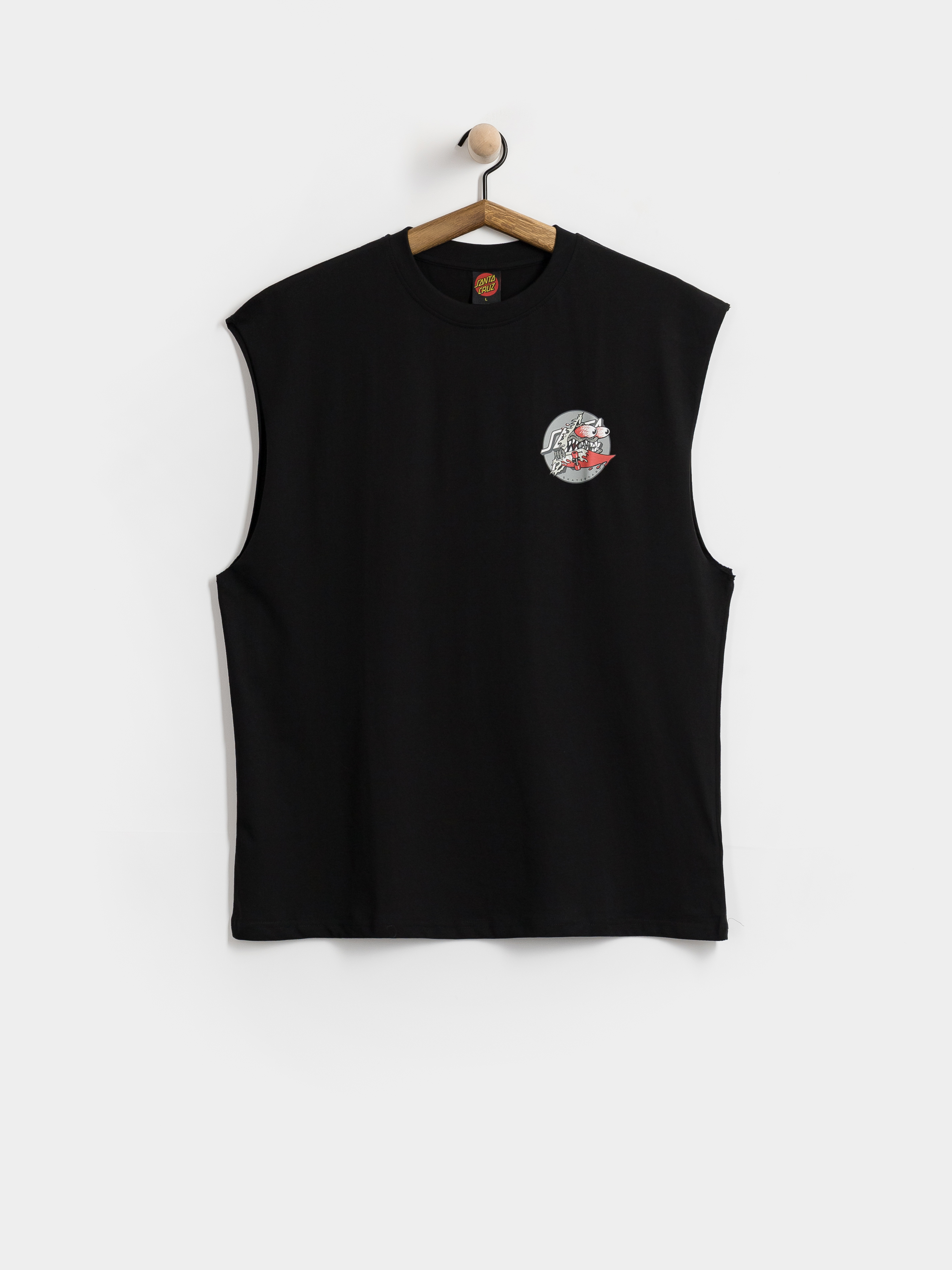 Santa Cruz Meek Slashed Dot Vest Shirt (black)
