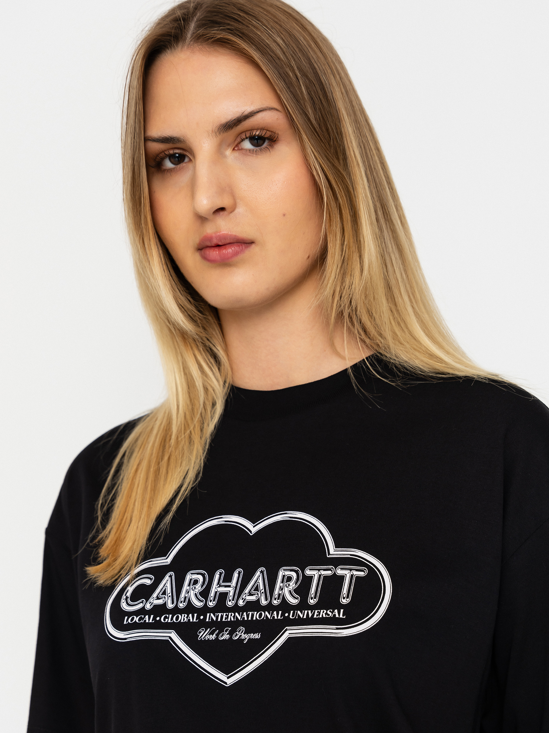 Carhartt WIP T-Shirt Cloud Heart Wmn (black)