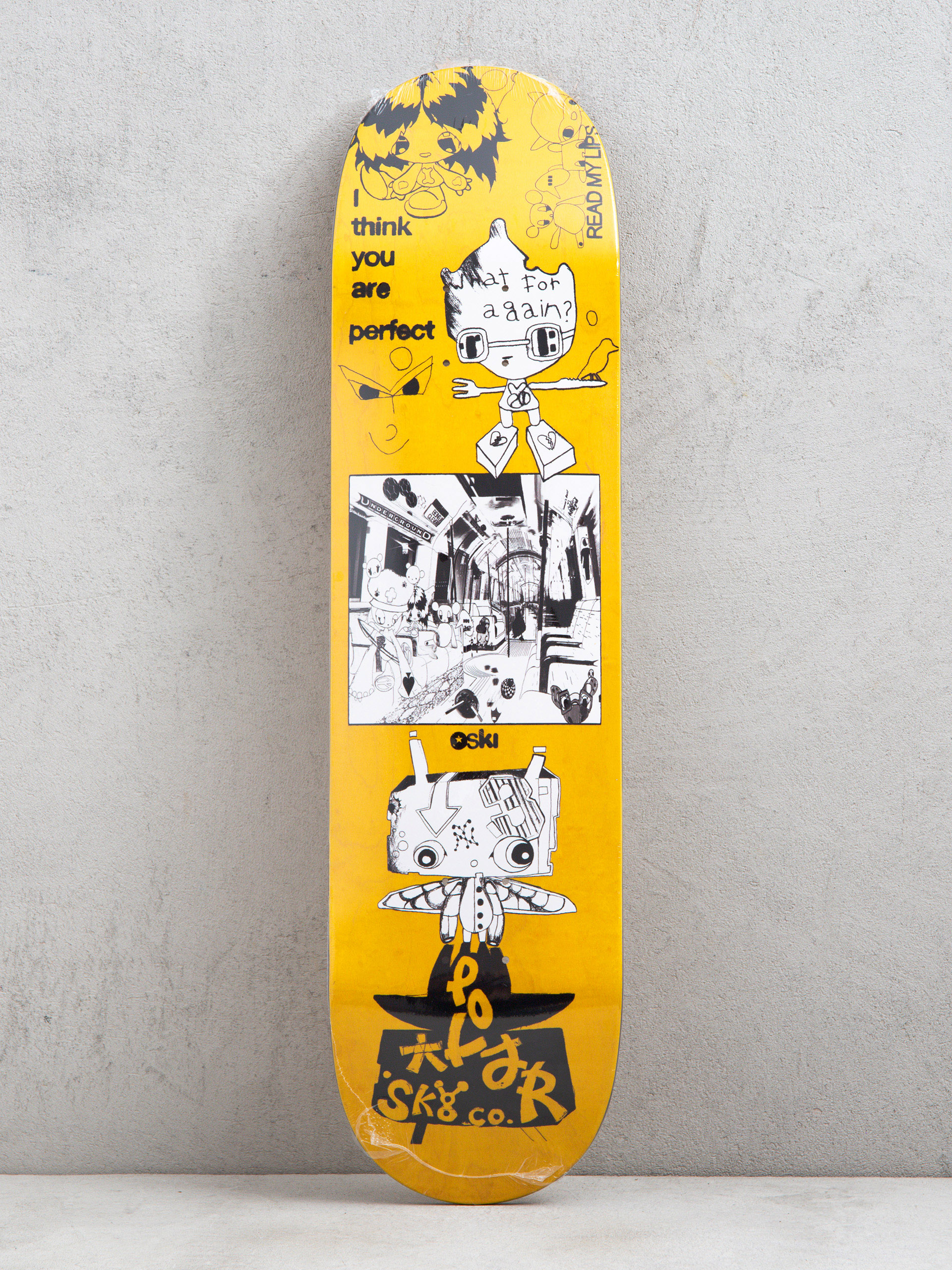 Polar Skate David Stenstrom Tape and Panther Deck (white/black)