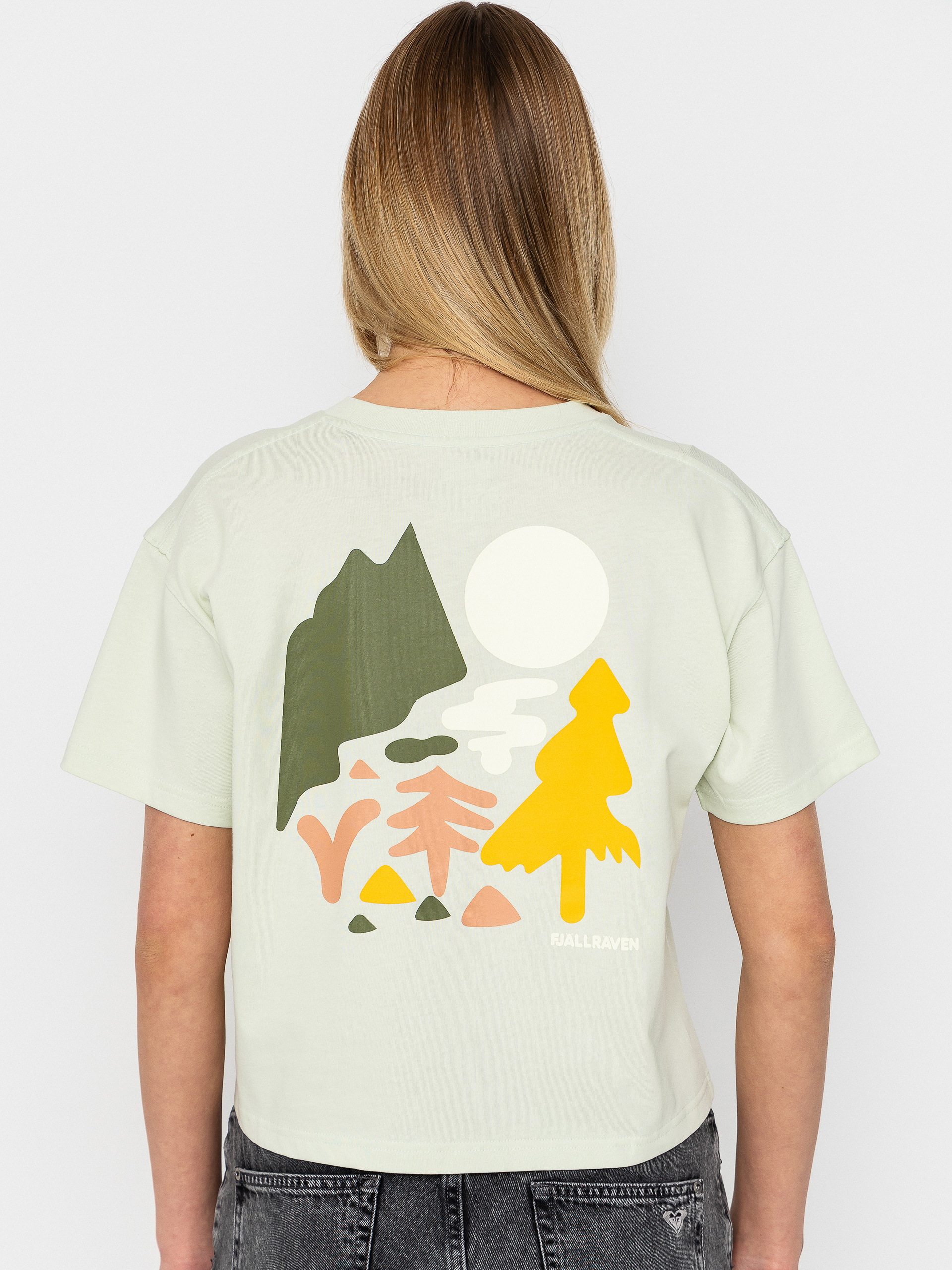 Fjallraven T-Shirt Forest Walk Wmn (soft jade)