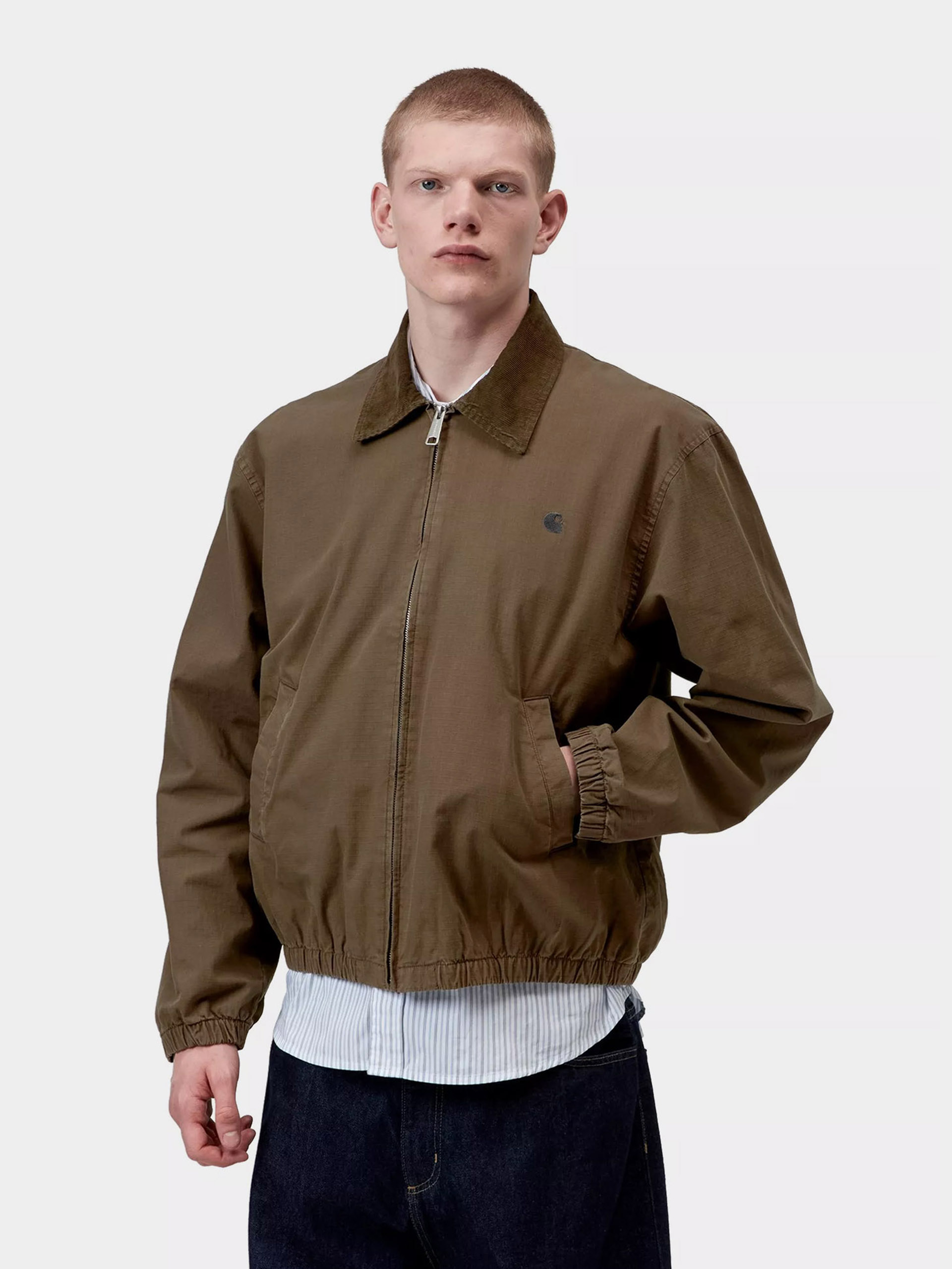 Carhartt WIP Jacket Madison Ripstop (dark beech/black)