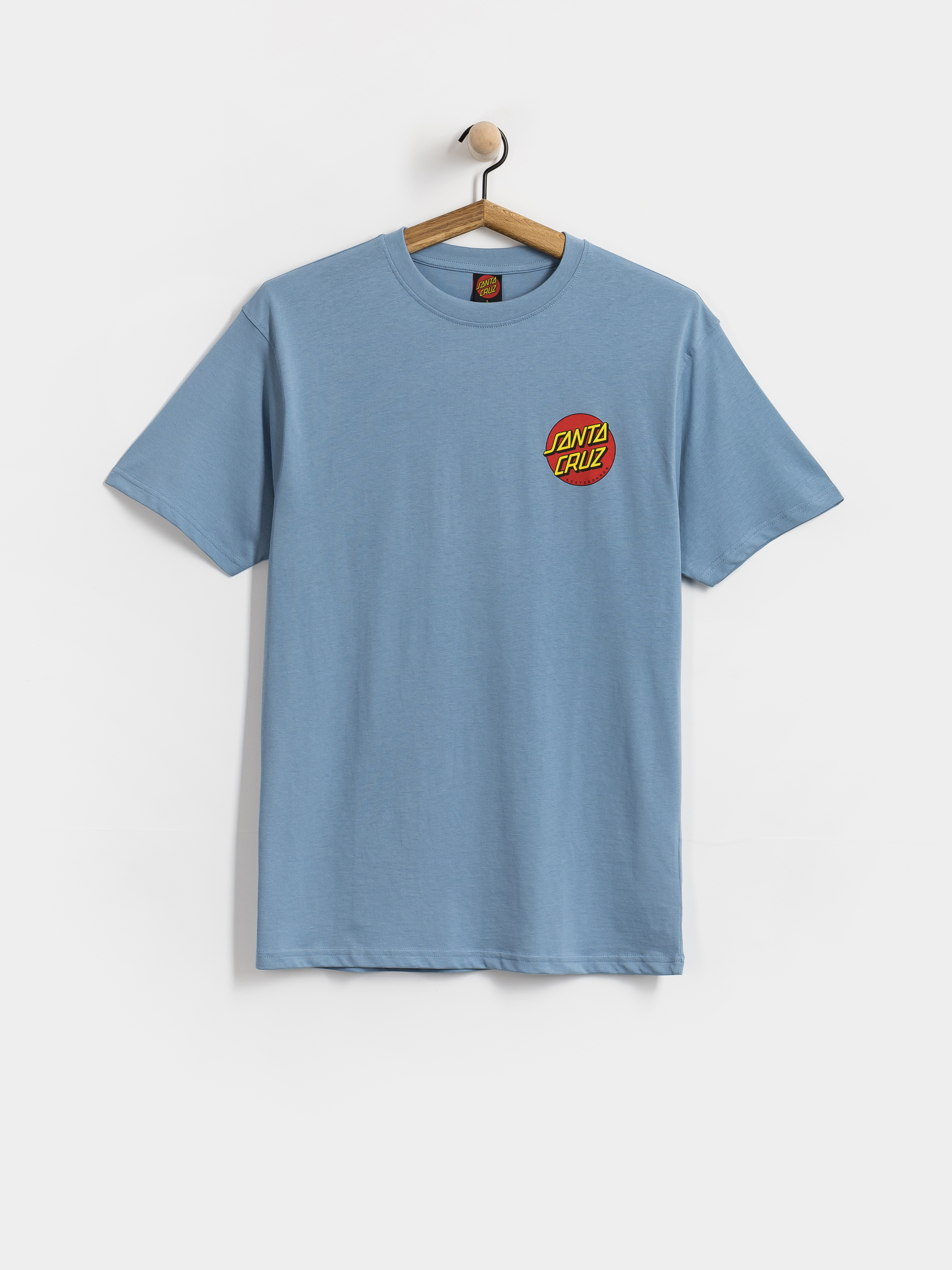 Santa Cruz T-Shirt Classic Dot Chest (faded denim)