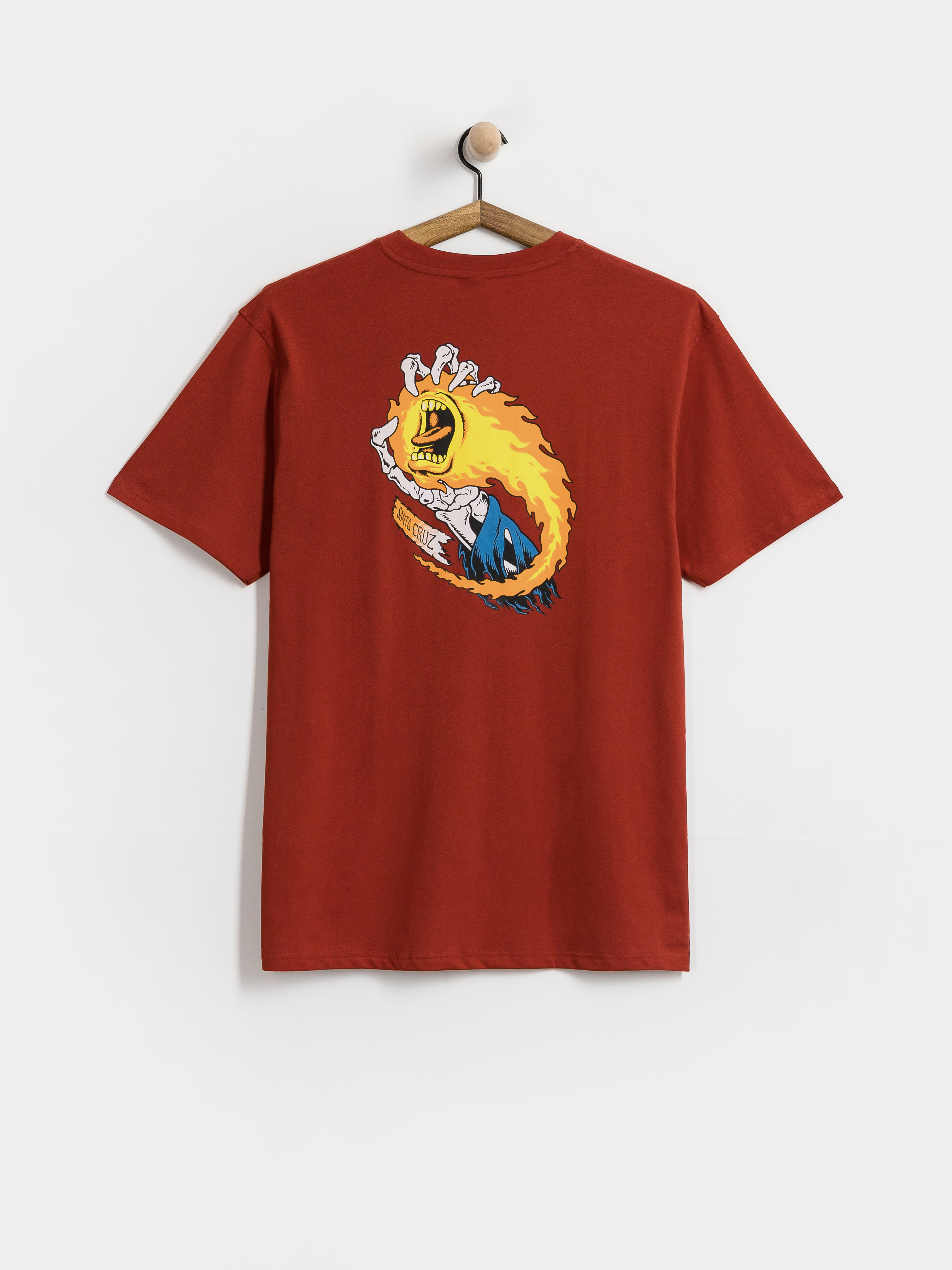 Santa Cruz T-Shirt O'Brien Scream Reaper (dark rust)