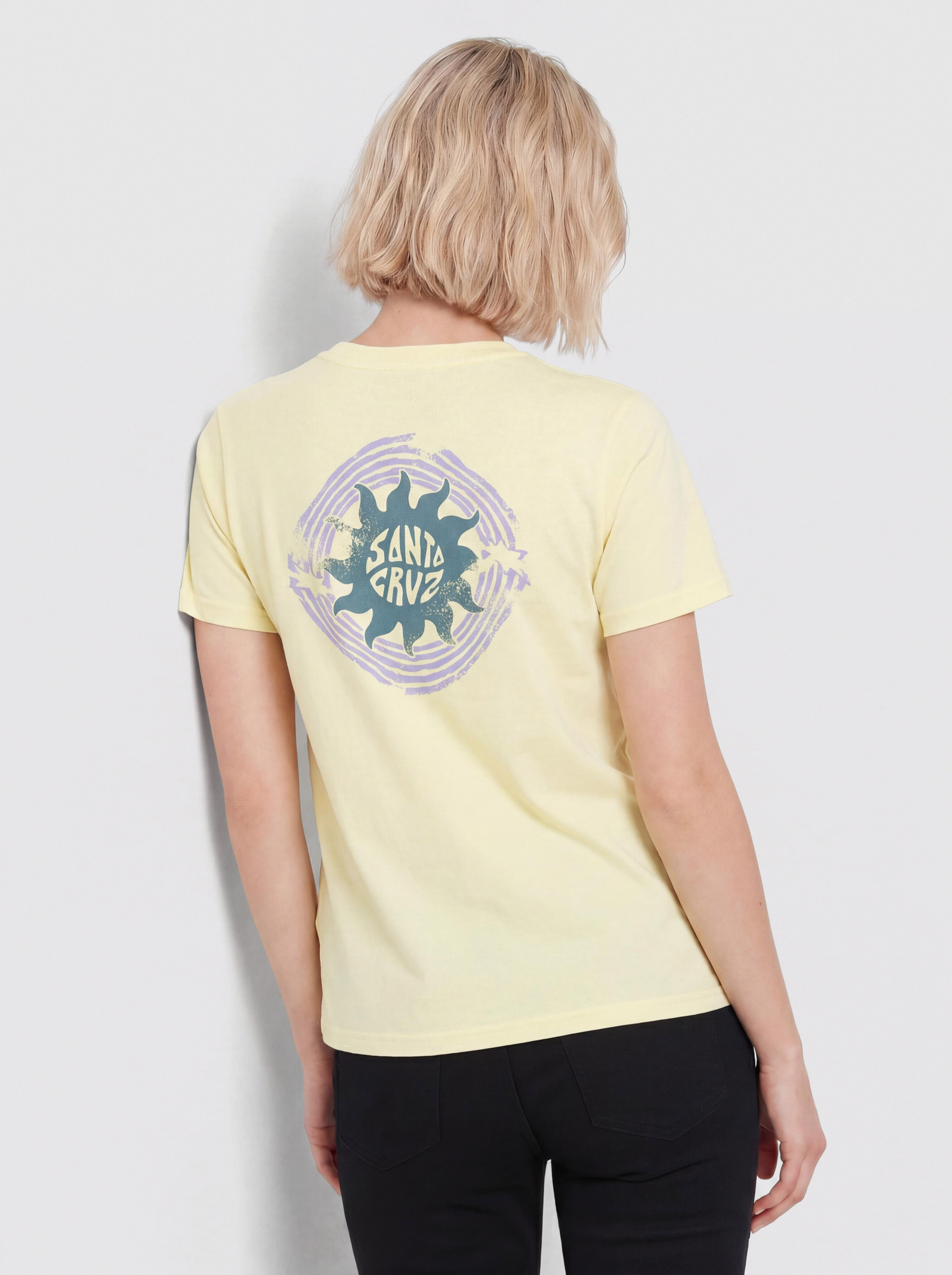 Santa Cruz T-Shirt Sun Daze Wmn (celestial yellow)