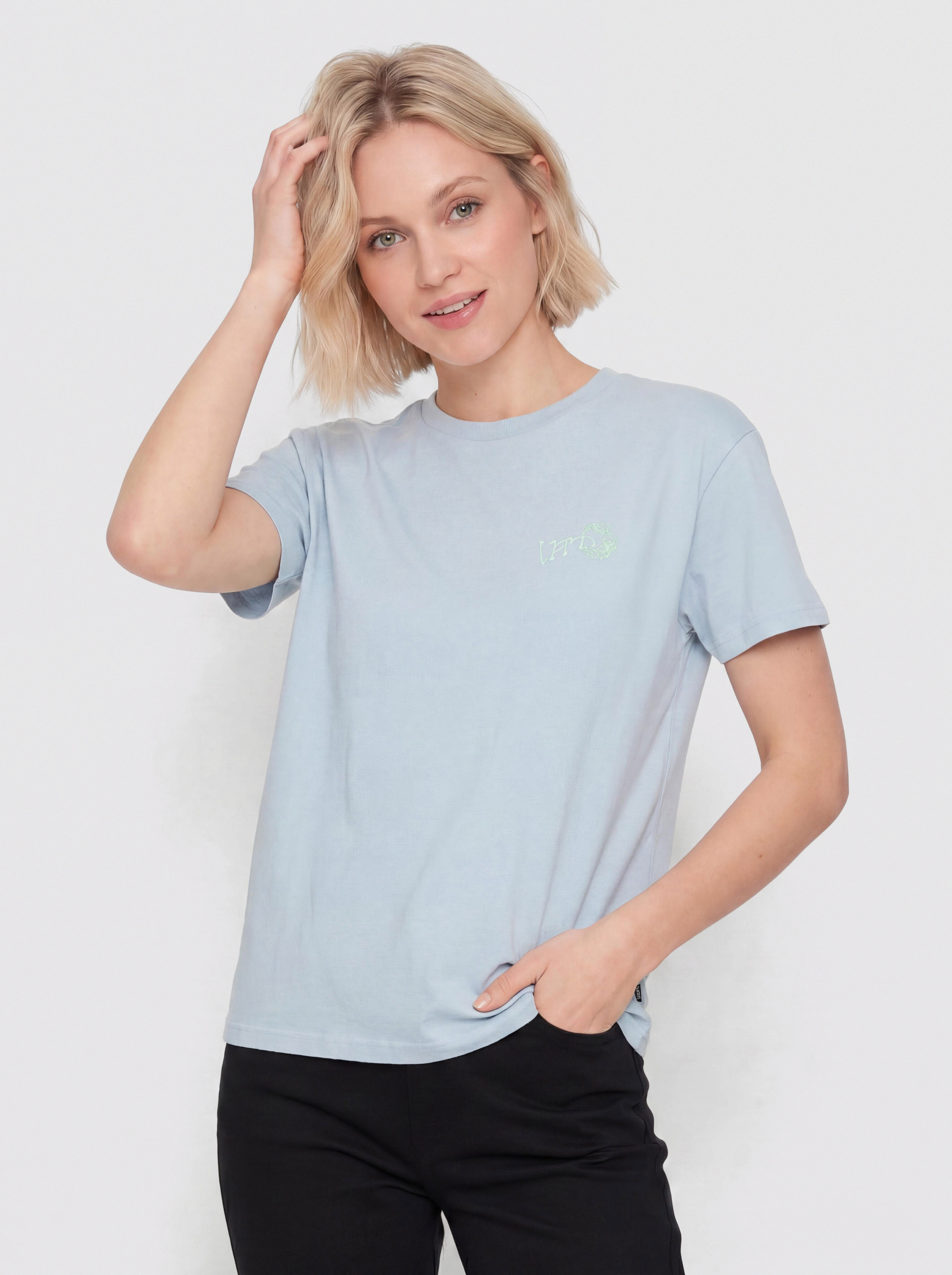 Vans T-Shirt Yin And Yang Wmn (soft slate)