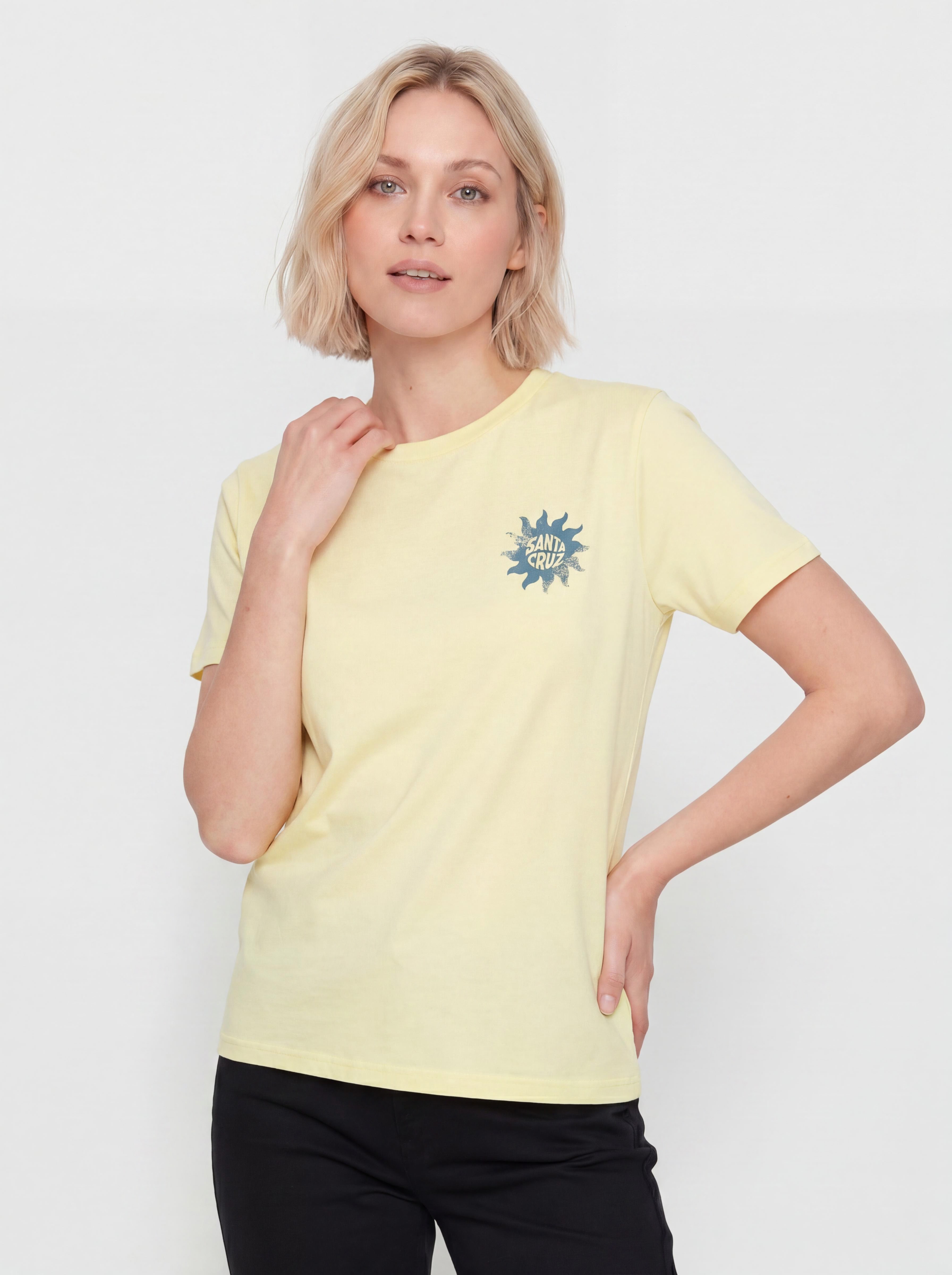 Santa Cruz T-Shirt Sun Daze Wmn (celestial yellow)