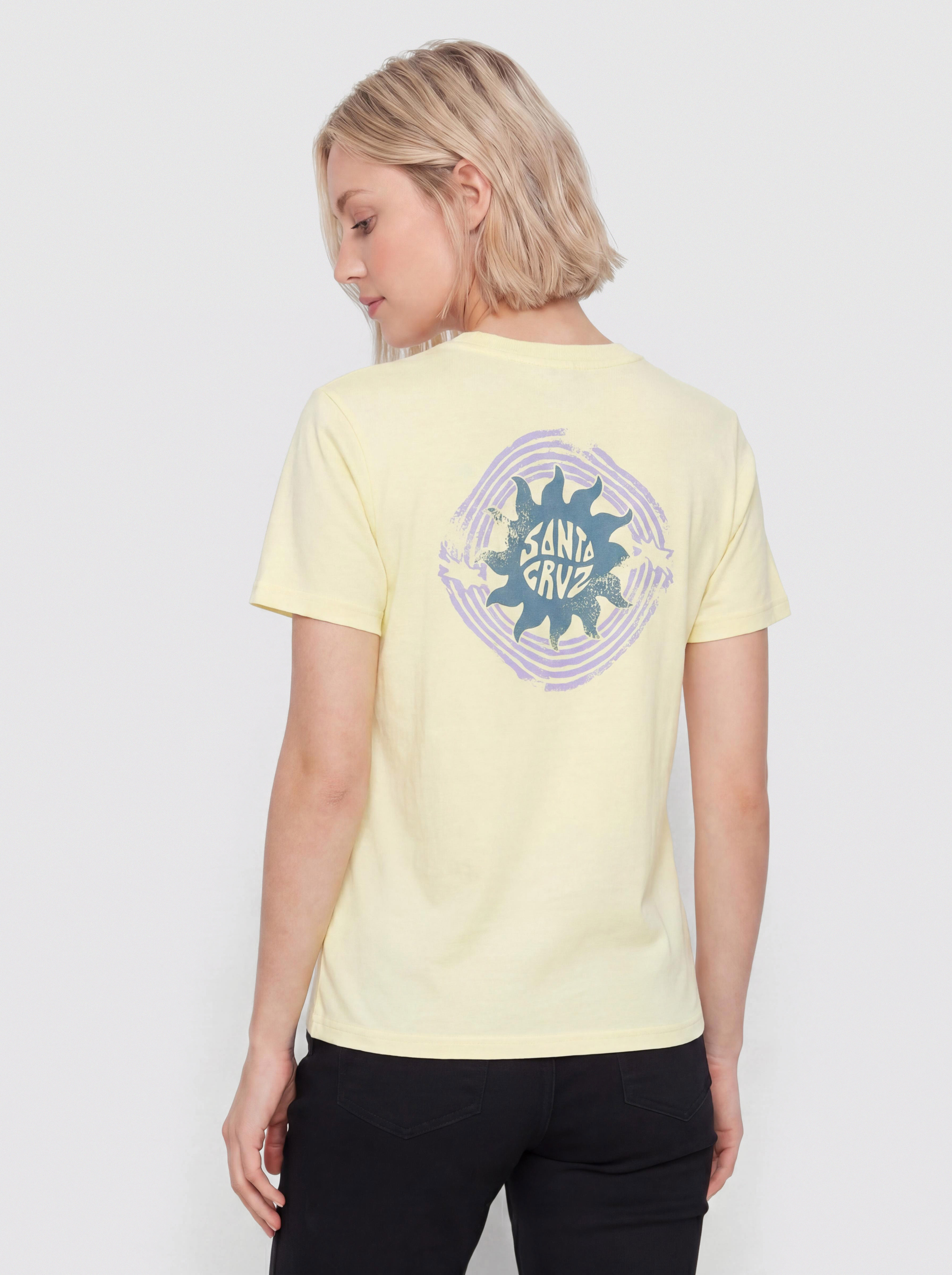 Santa Cruz T-Shirt Sun Daze Wmn (celestial yellow)