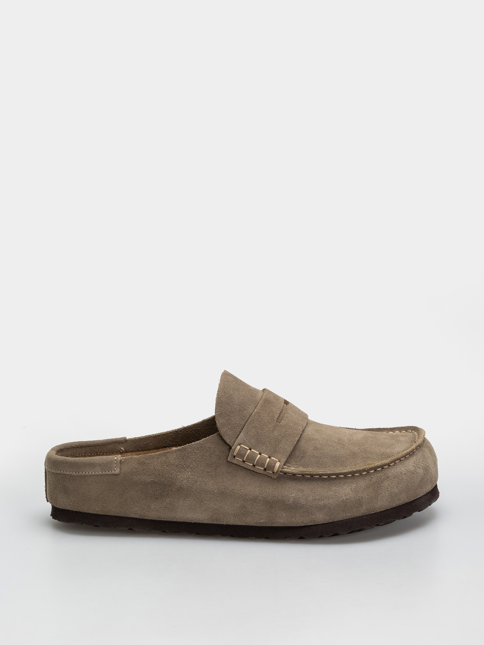 Birkenstock Naples Wrapped Suede Leather Regular Flip-flops