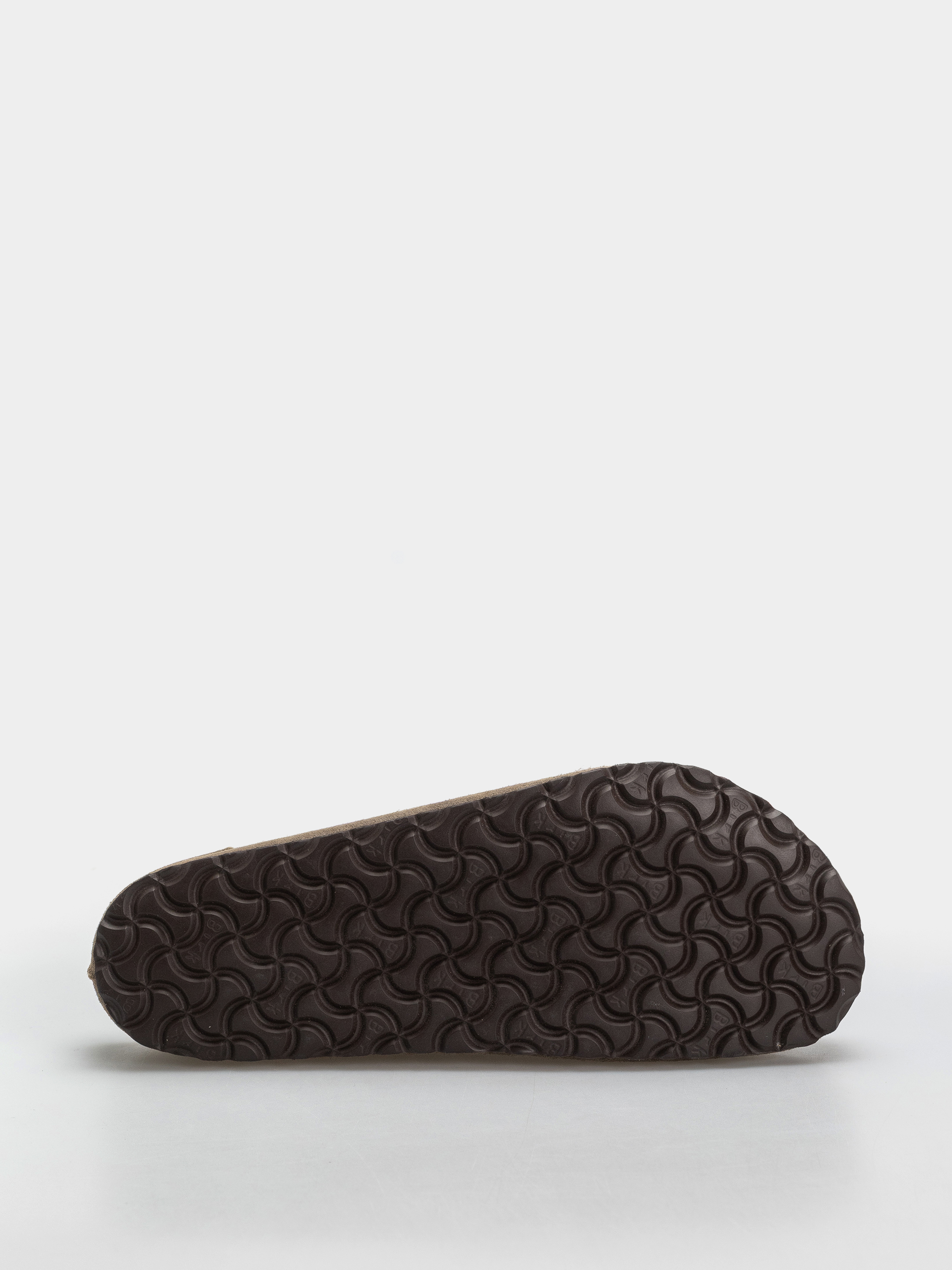 Birkenstock Naples Wrapped Suede Leather Regular Flip-flops (taupe)