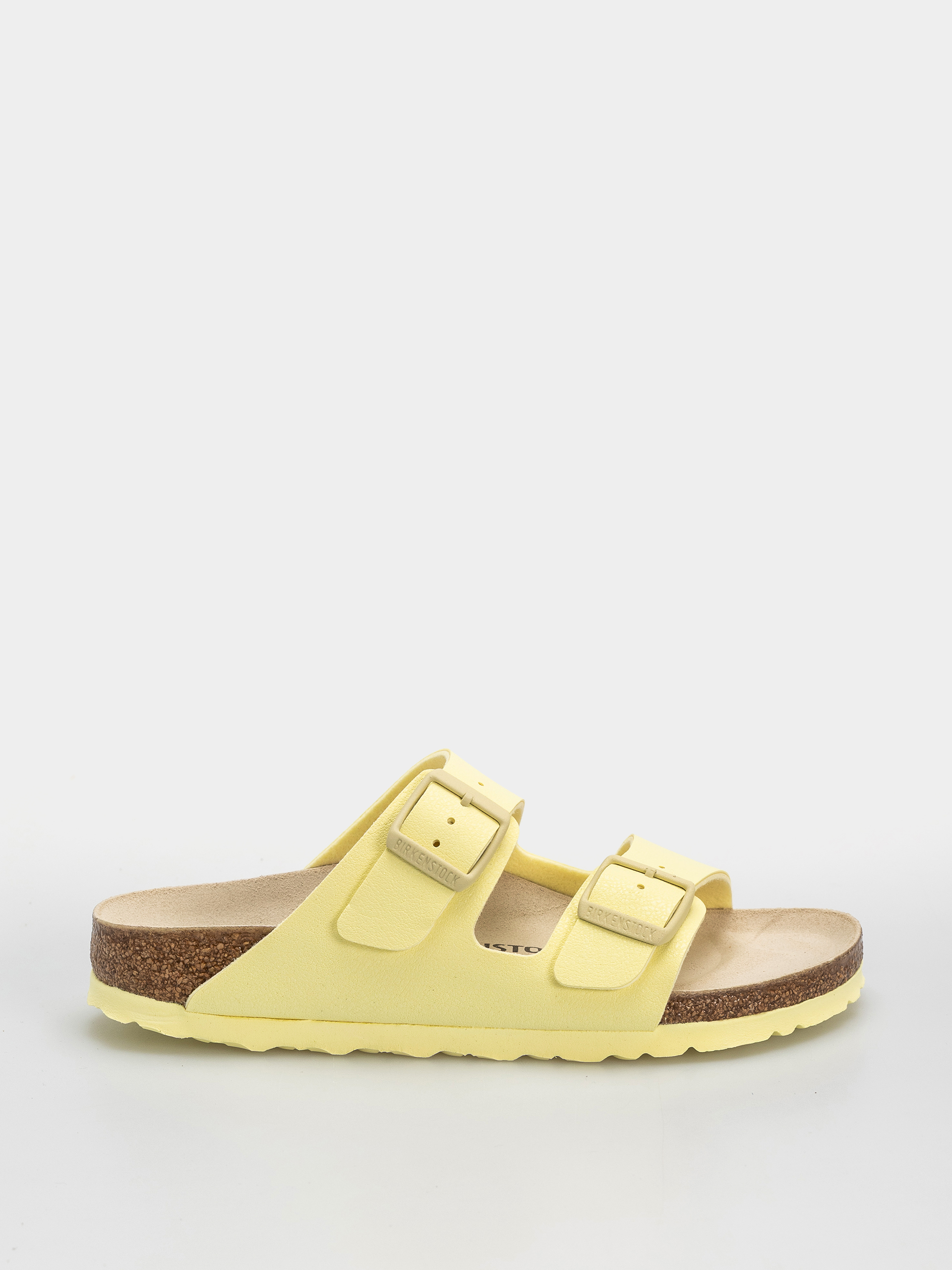 Birkenstock Arizona Birko Flor Nubuk Narrow Flip Flops (popcorn)