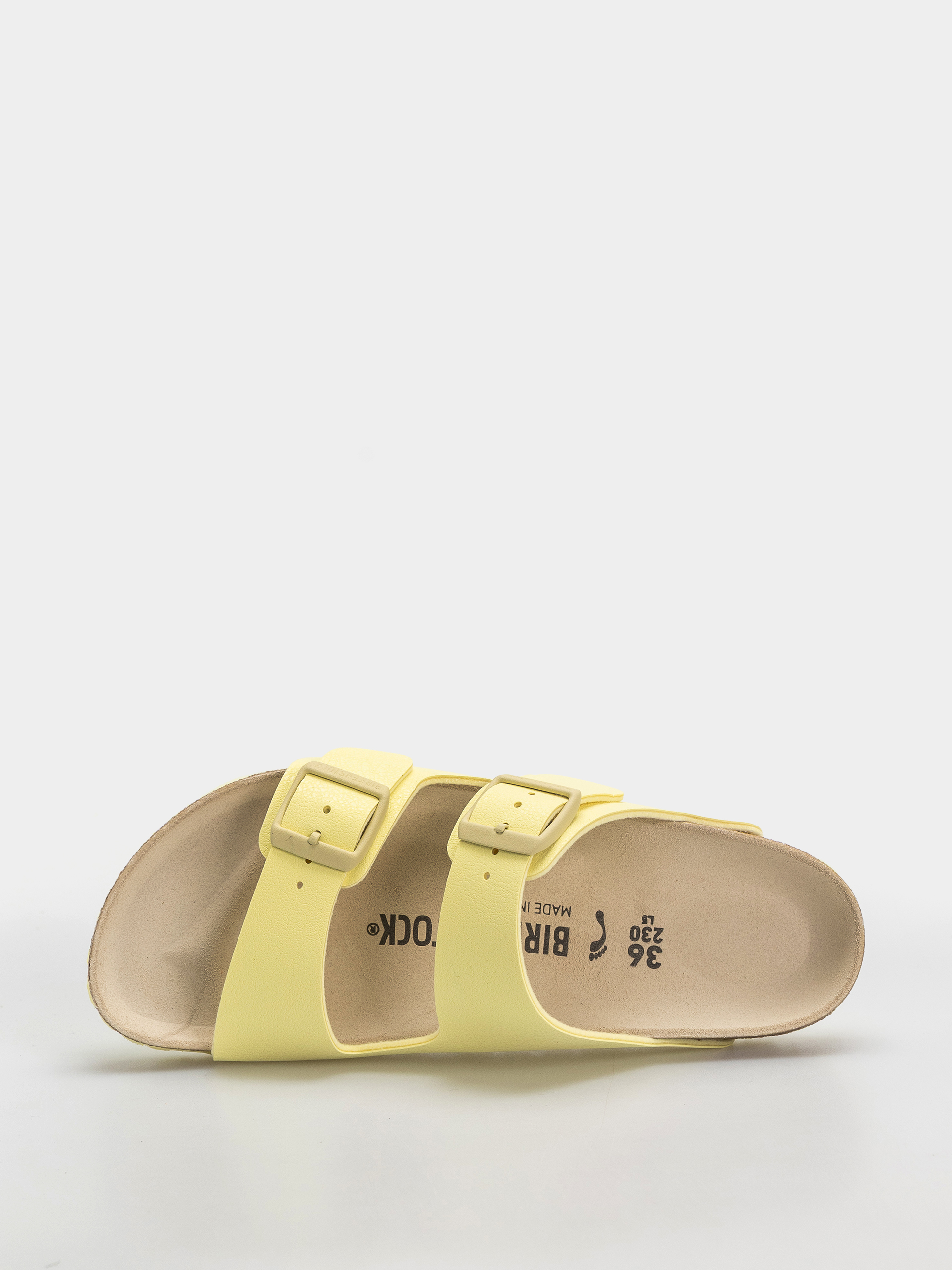 Birkenstock Arizona Birko Flor Nubuk Narrow Flip Flops (popcorn)