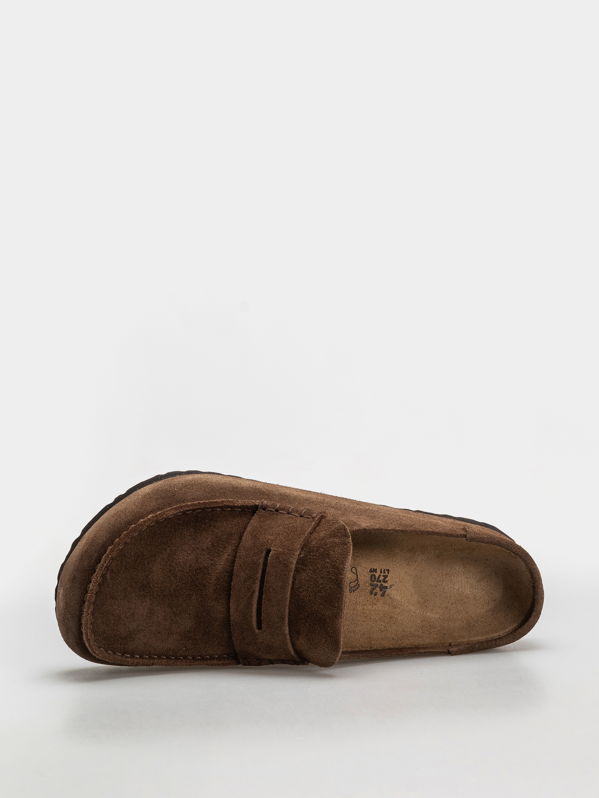 Birkenstock Naples Wrapped Suede Leather Regular Flip Flops (carafe)