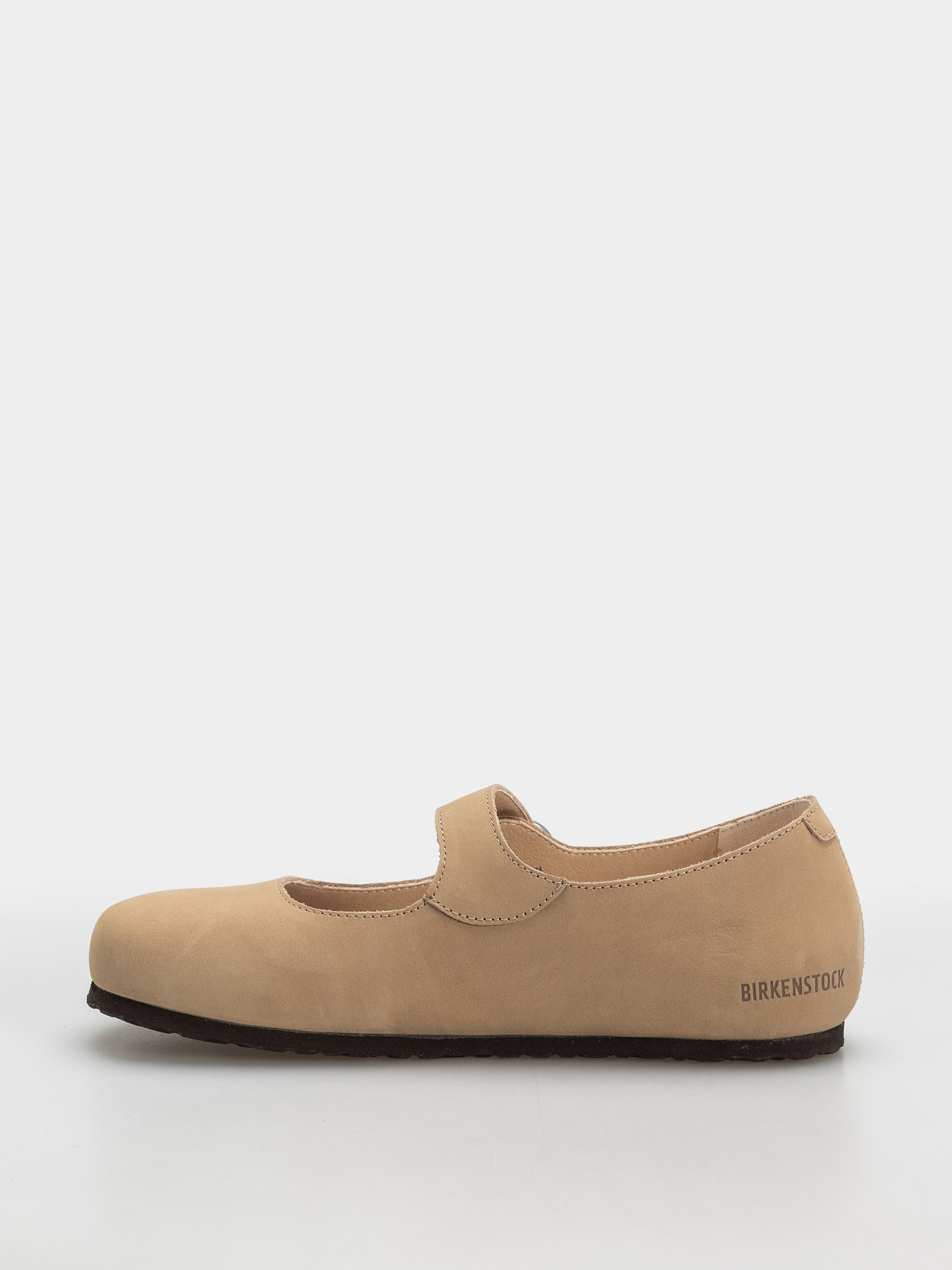 Birkenstock Santa Clarita Nubuck Leather Narrow Wmn Flip Flops (sandcastle)