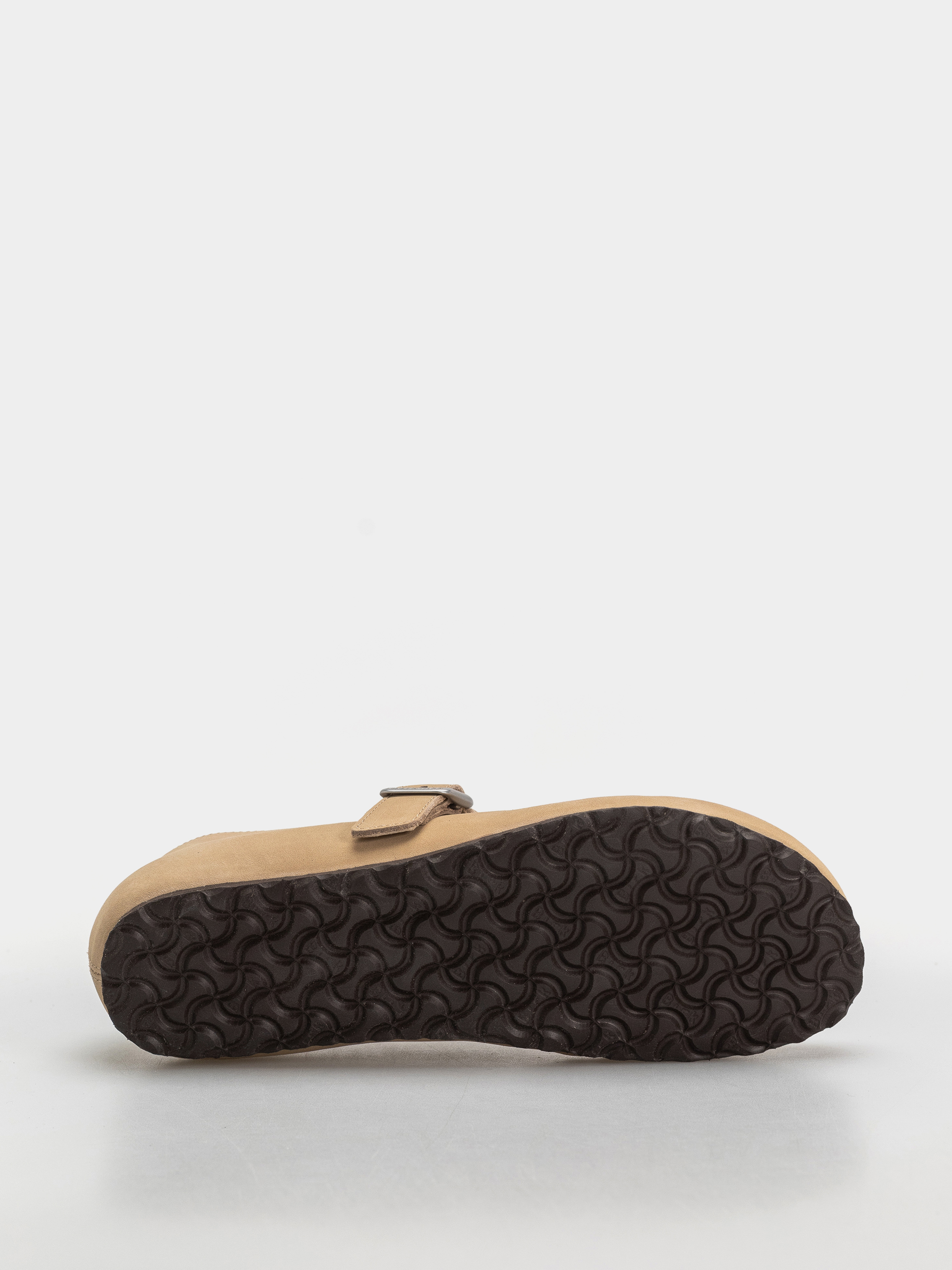Birkenstock Santa Clarita Nubuck Leather Narrow Wmn Flip-flops (sandcastle)
