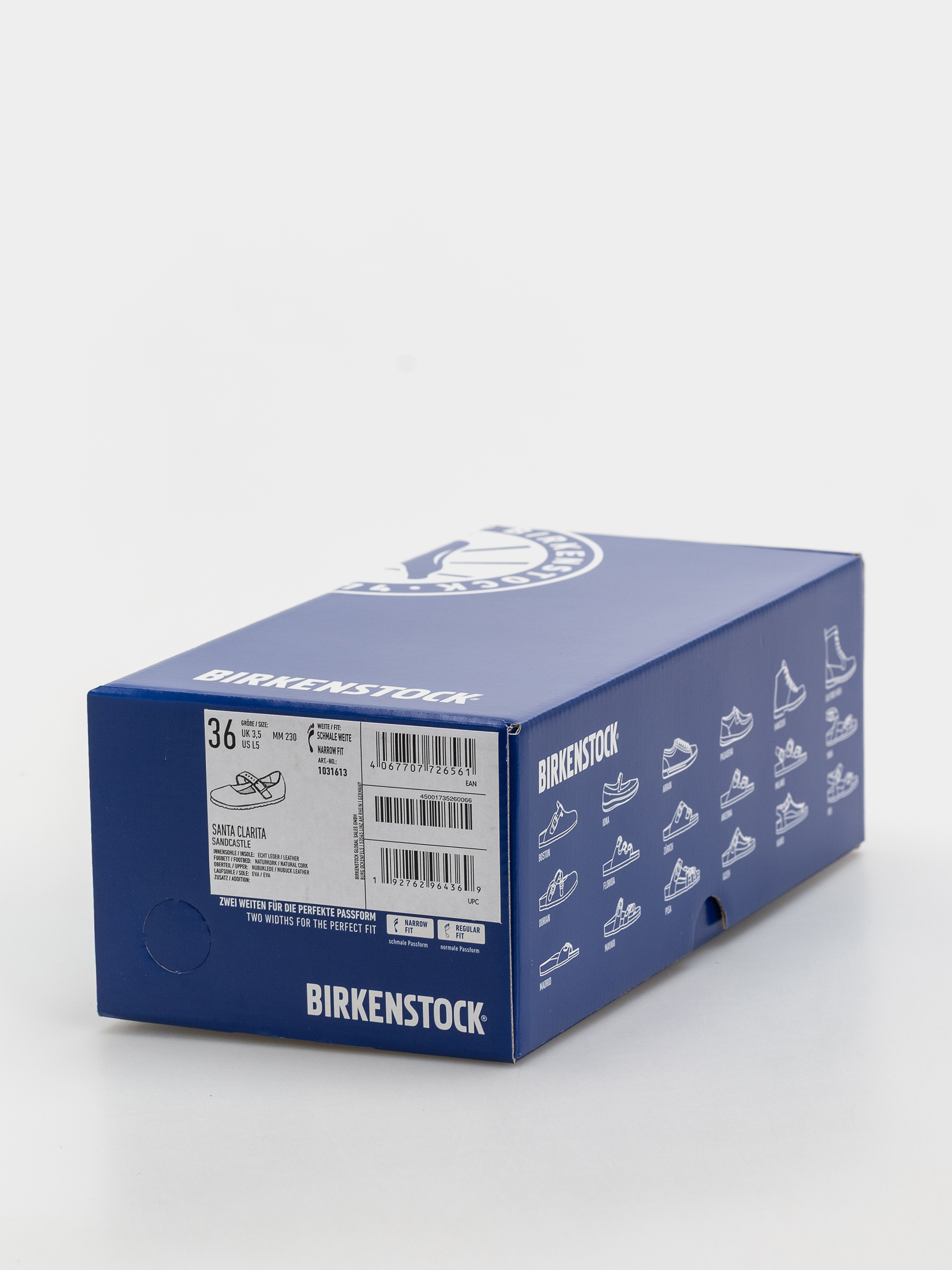 Birkenstock Santa Clarita Nubuck Leather Narrow Wmn Flip-flops (sandcastle)
