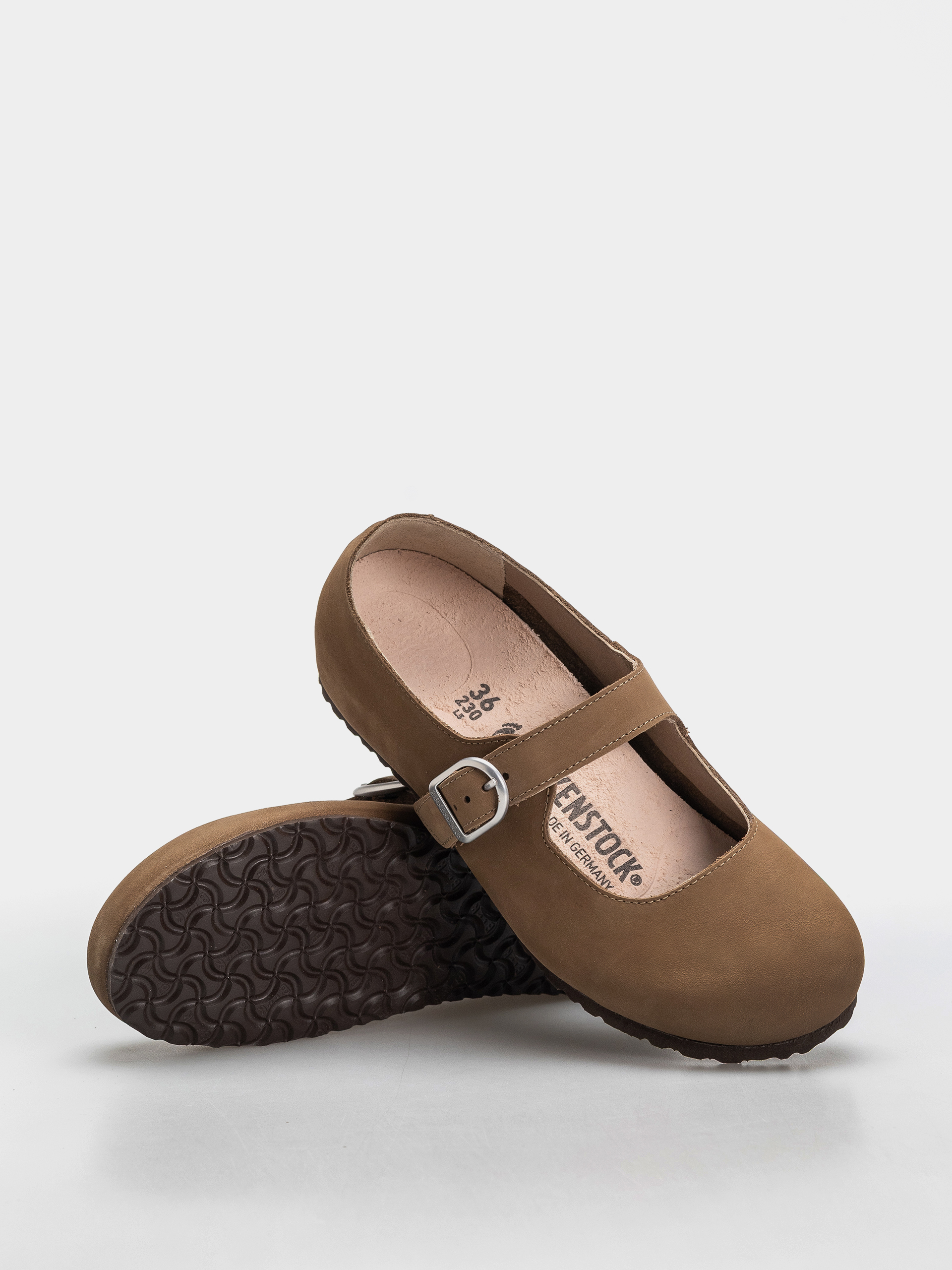 Birkenstock Santa Clarita Nubuck Leather Narrow Wmn Flip-flops