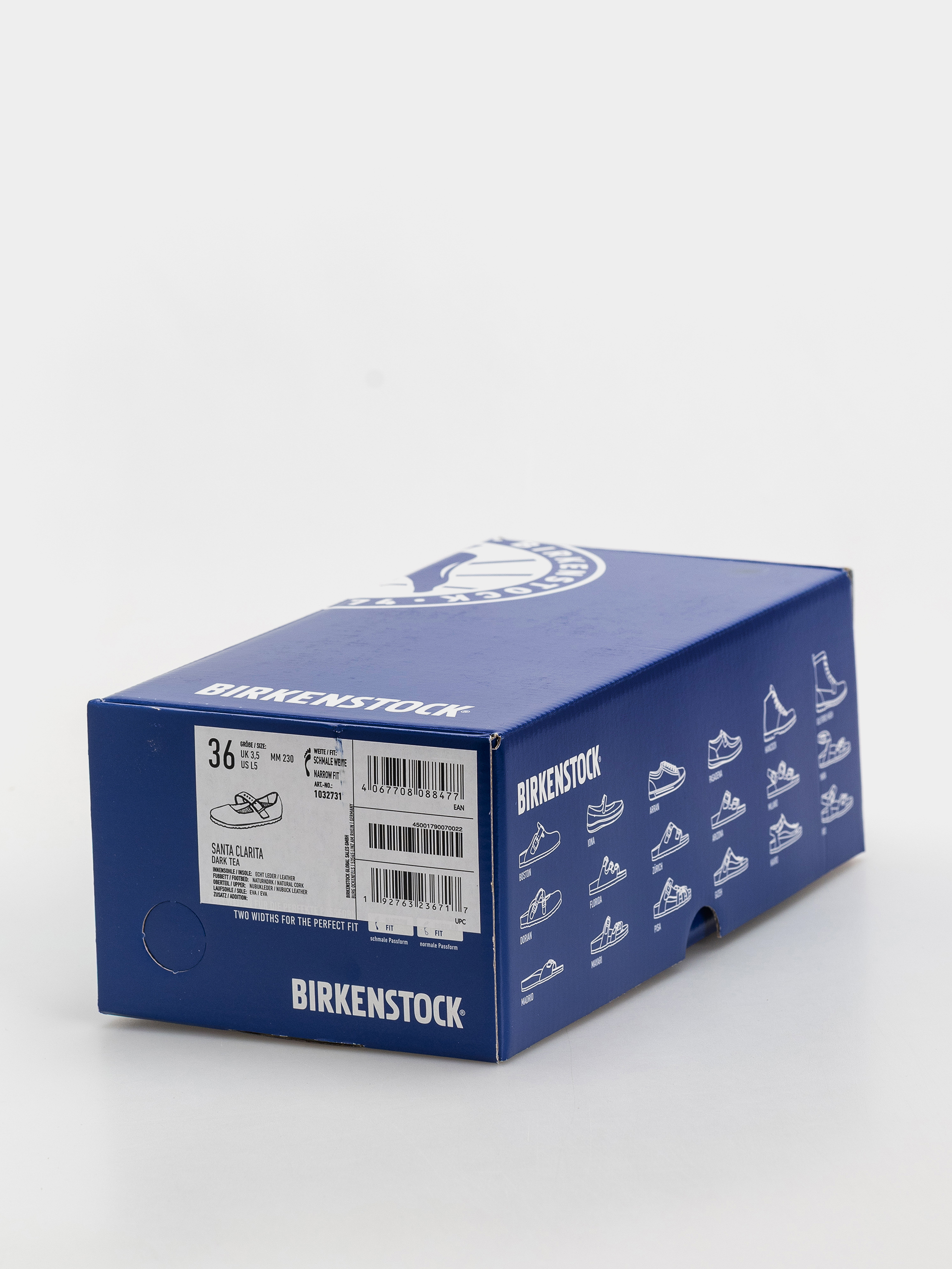 Birkenstock Santa Clarita Nubuck Leather Narrow Wmn Flip-flops (dark tea)