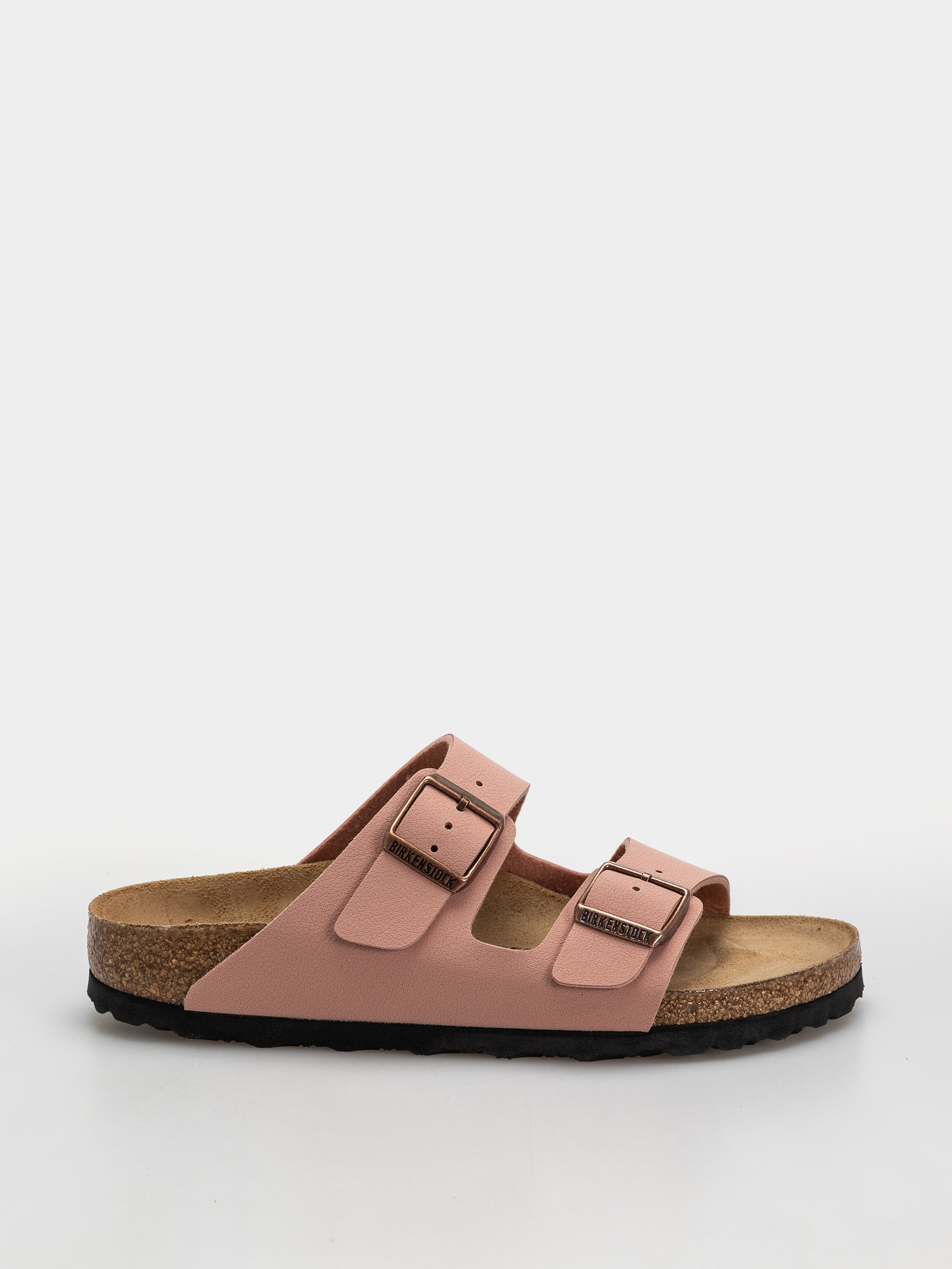 Birkenstock Arizona Birkibuc Narrow Flip-flops (pink clay)