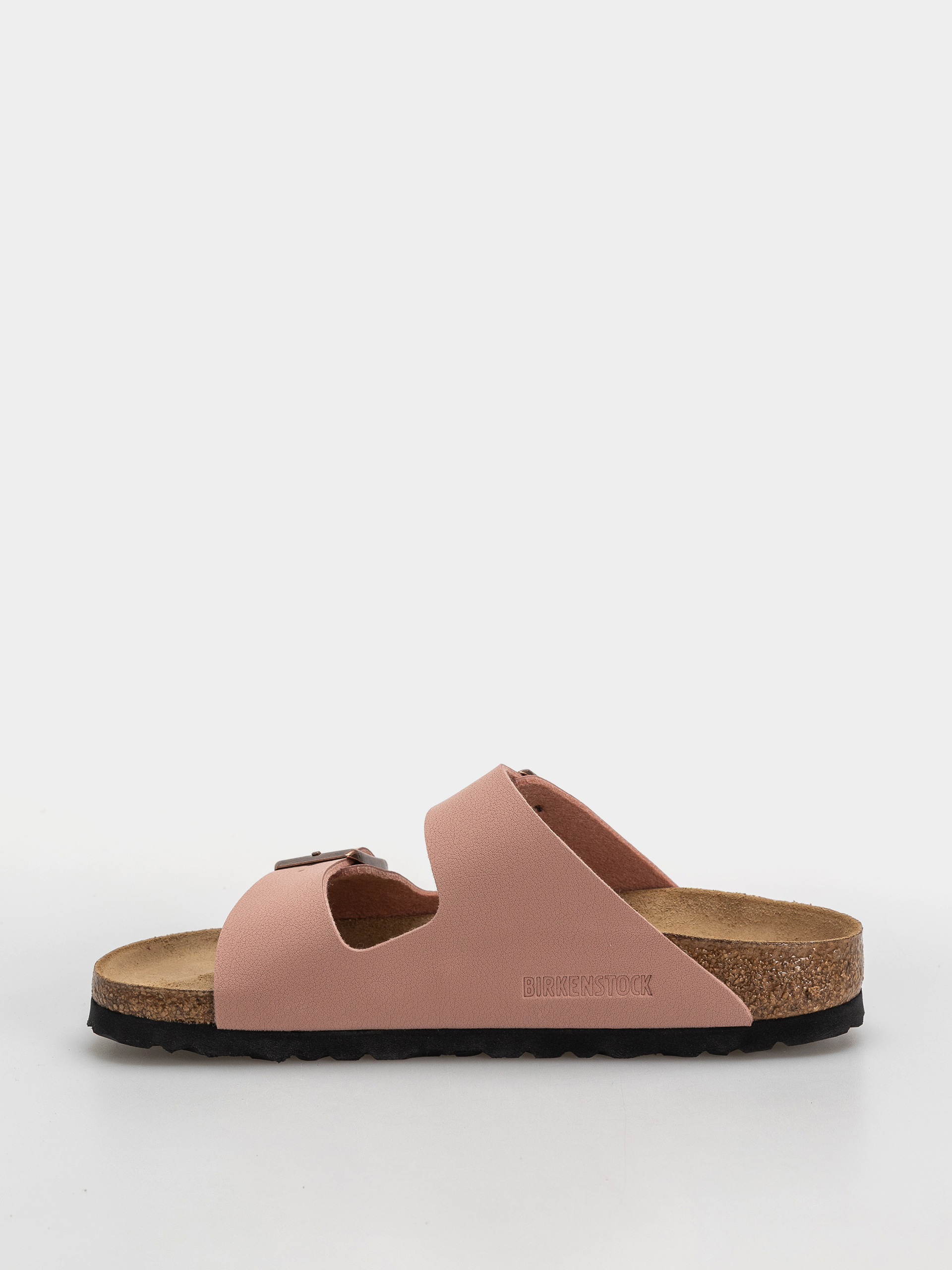 Birkenstock Arizona Birkibuc Narrow Flip Flops (pink clay)