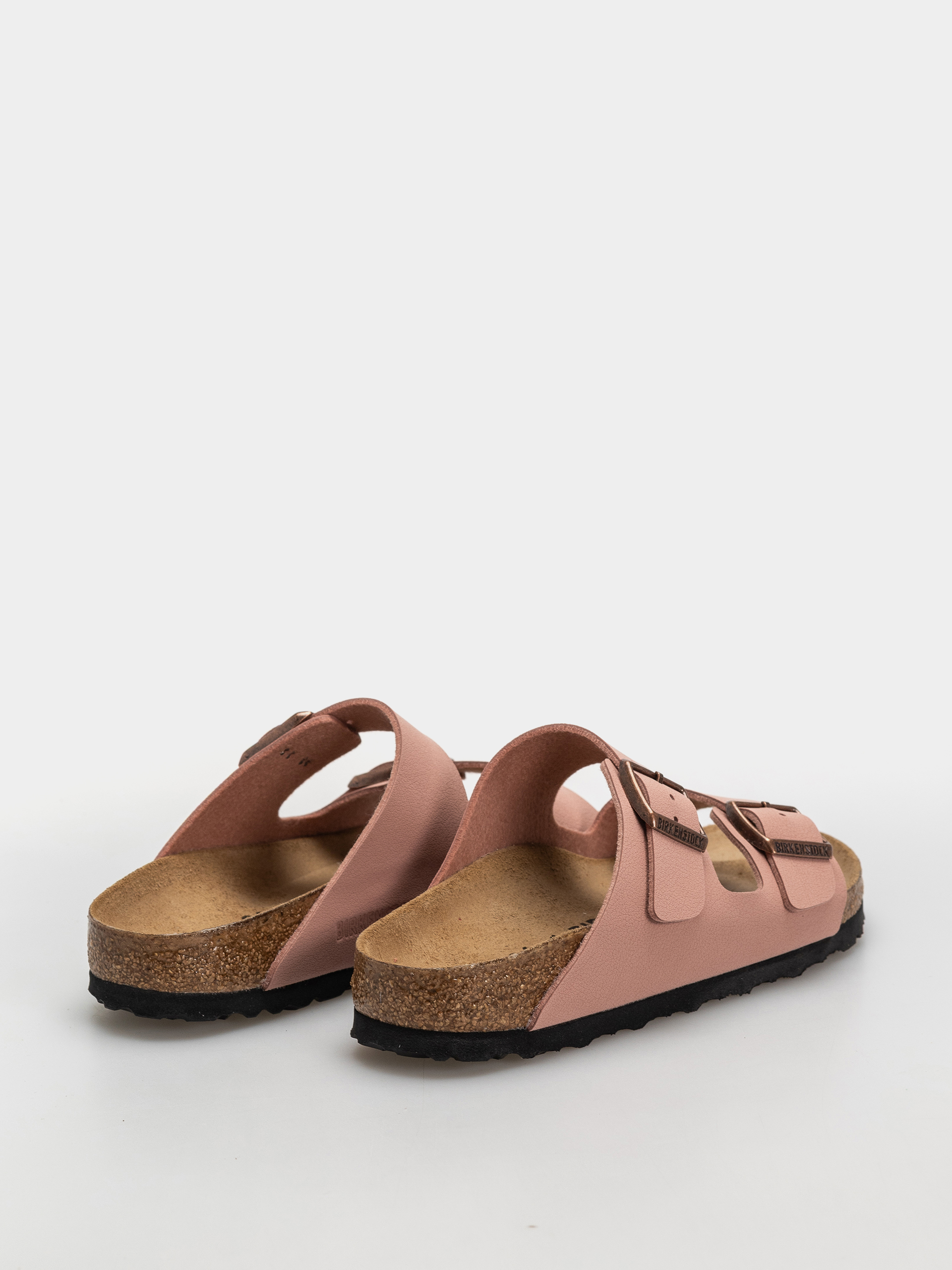 Birkenstock Arizona Birkibuc Narrow Flip-flops (pink clay)