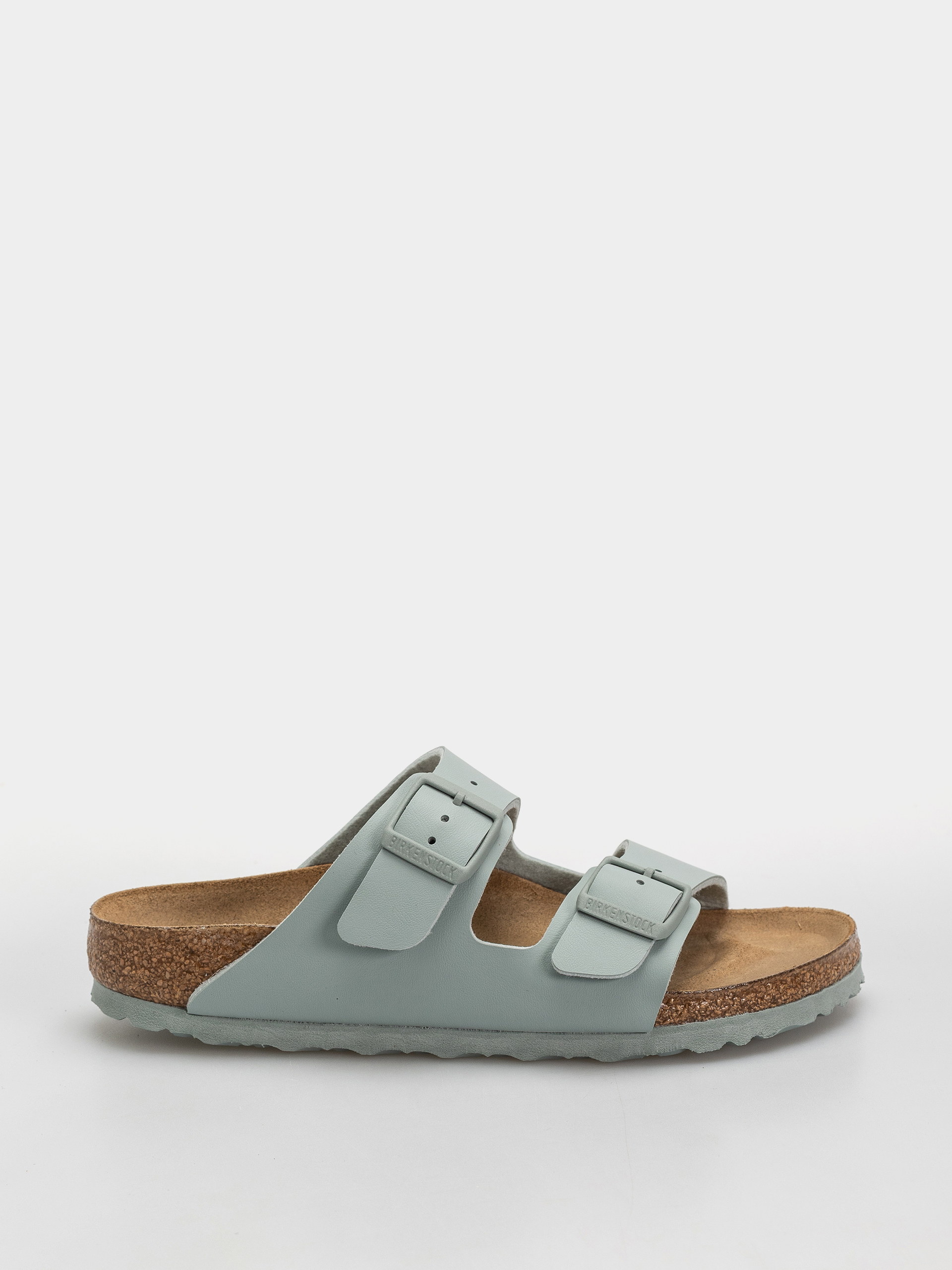 Birkenstock Arizona Birko Flor Narrow Flip Flops (pure sage)
