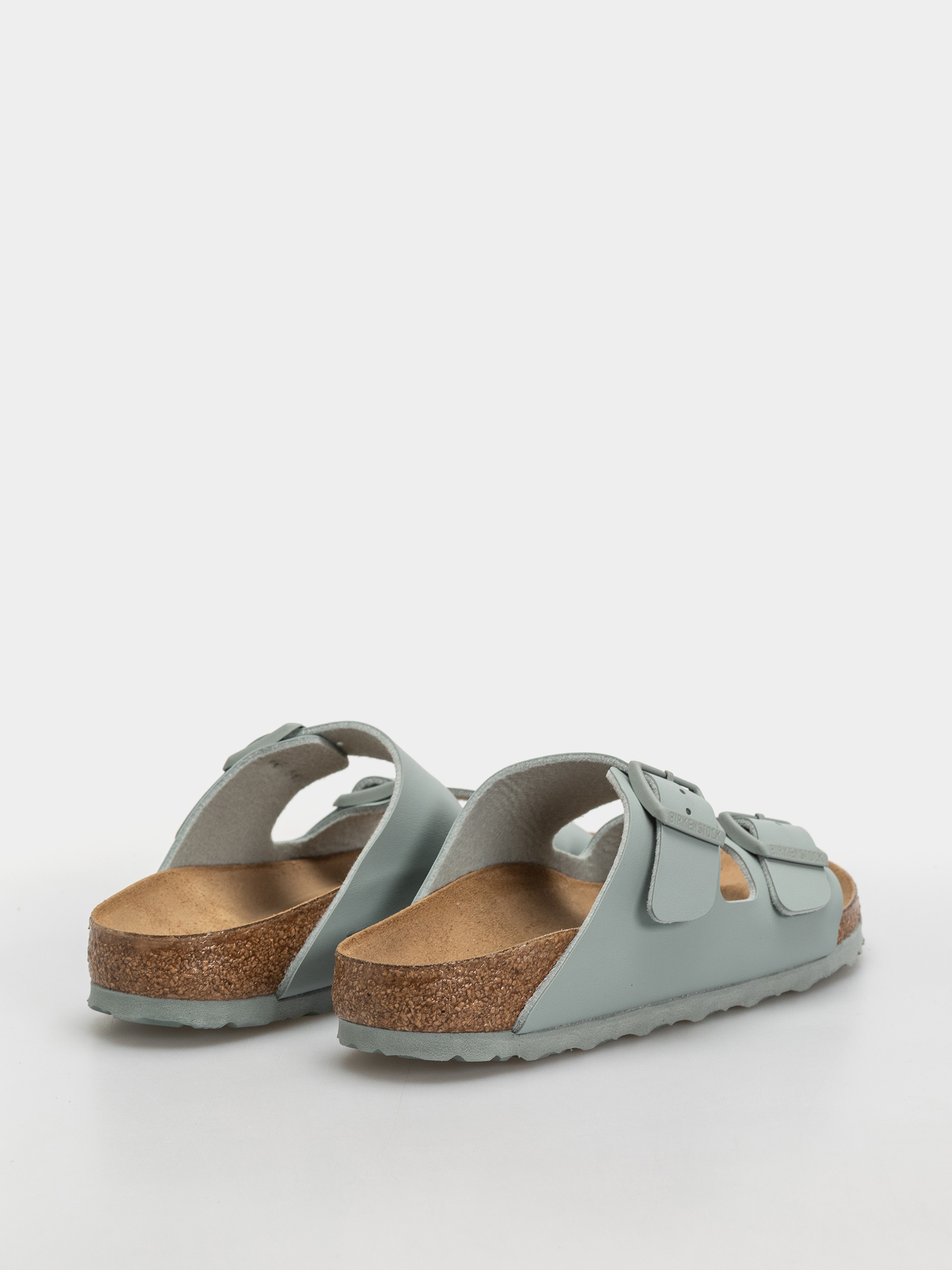 Birkenstock Arizona Birko Flor Narrow Flip Flops (pure sage)