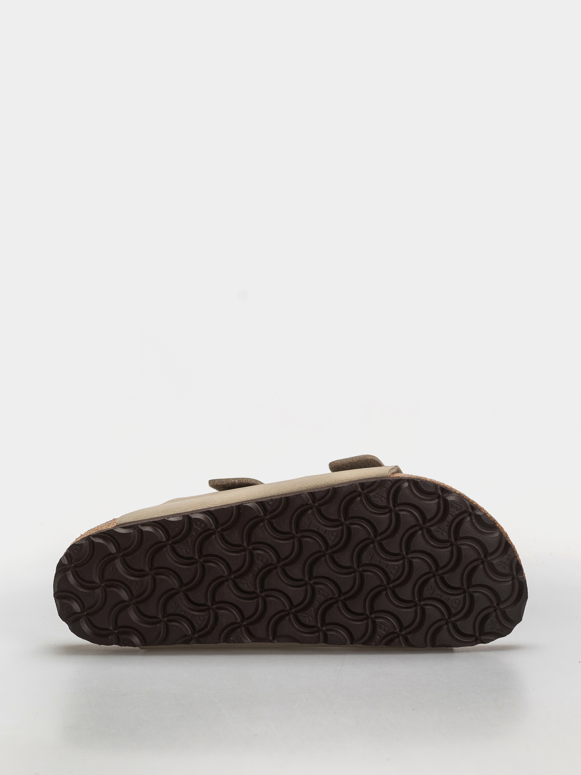 Birkenstock Arizona Birko Flor Narrow Flip-flops (faded khaki/dark brown os)