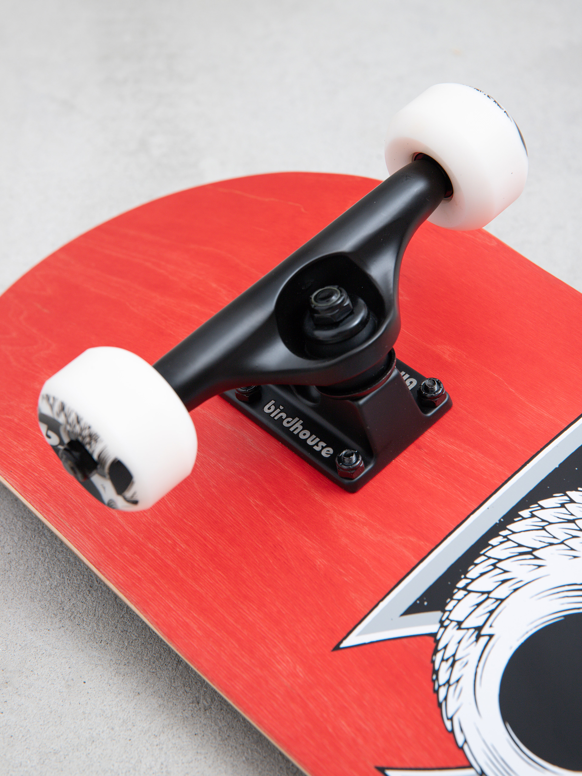 Birdhouse Skateboard Hawk Skull 2 (red)