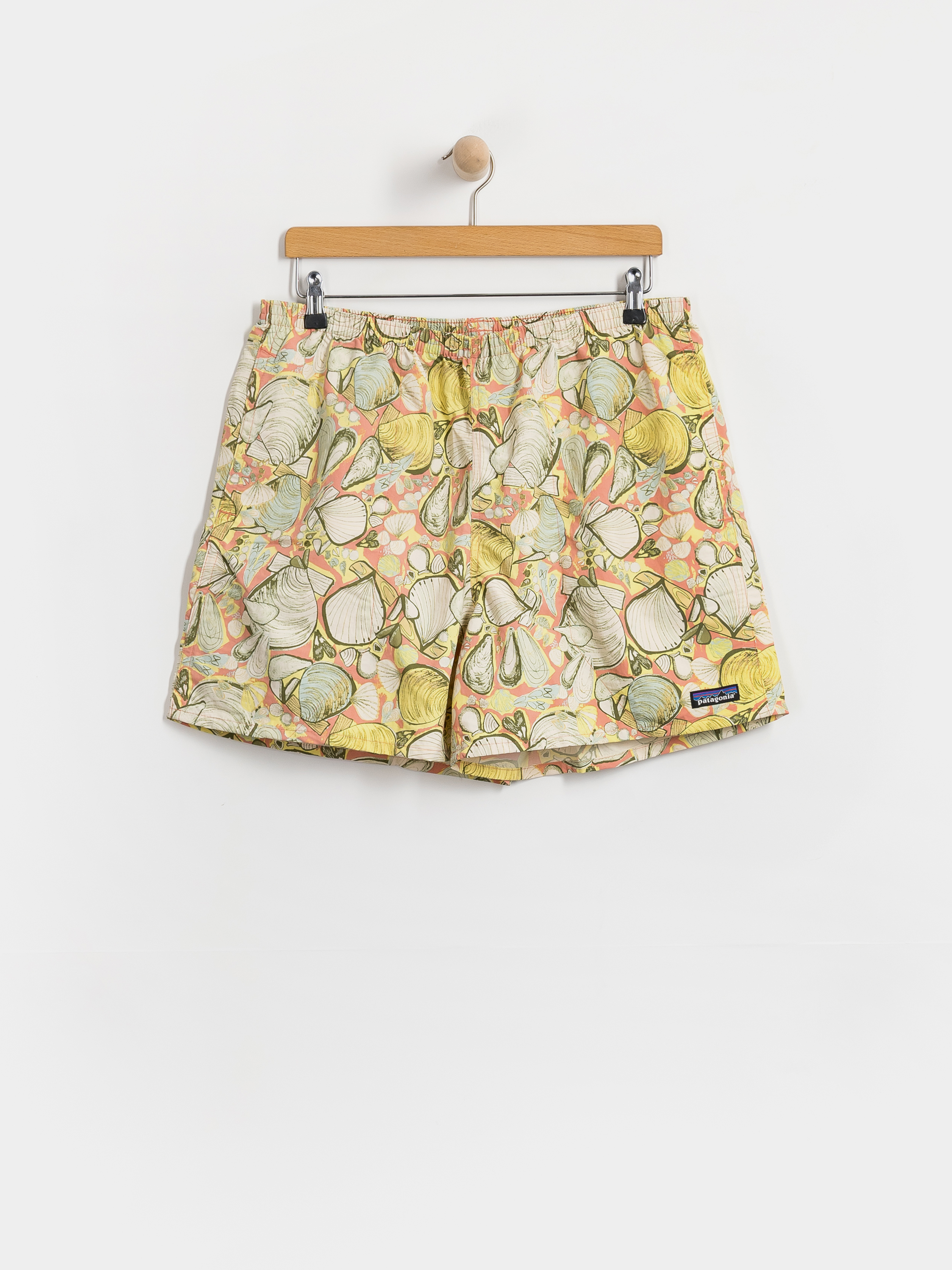 Patagonia Shorts Baggies 5in - yellow (shelly shelly/mellow melon)