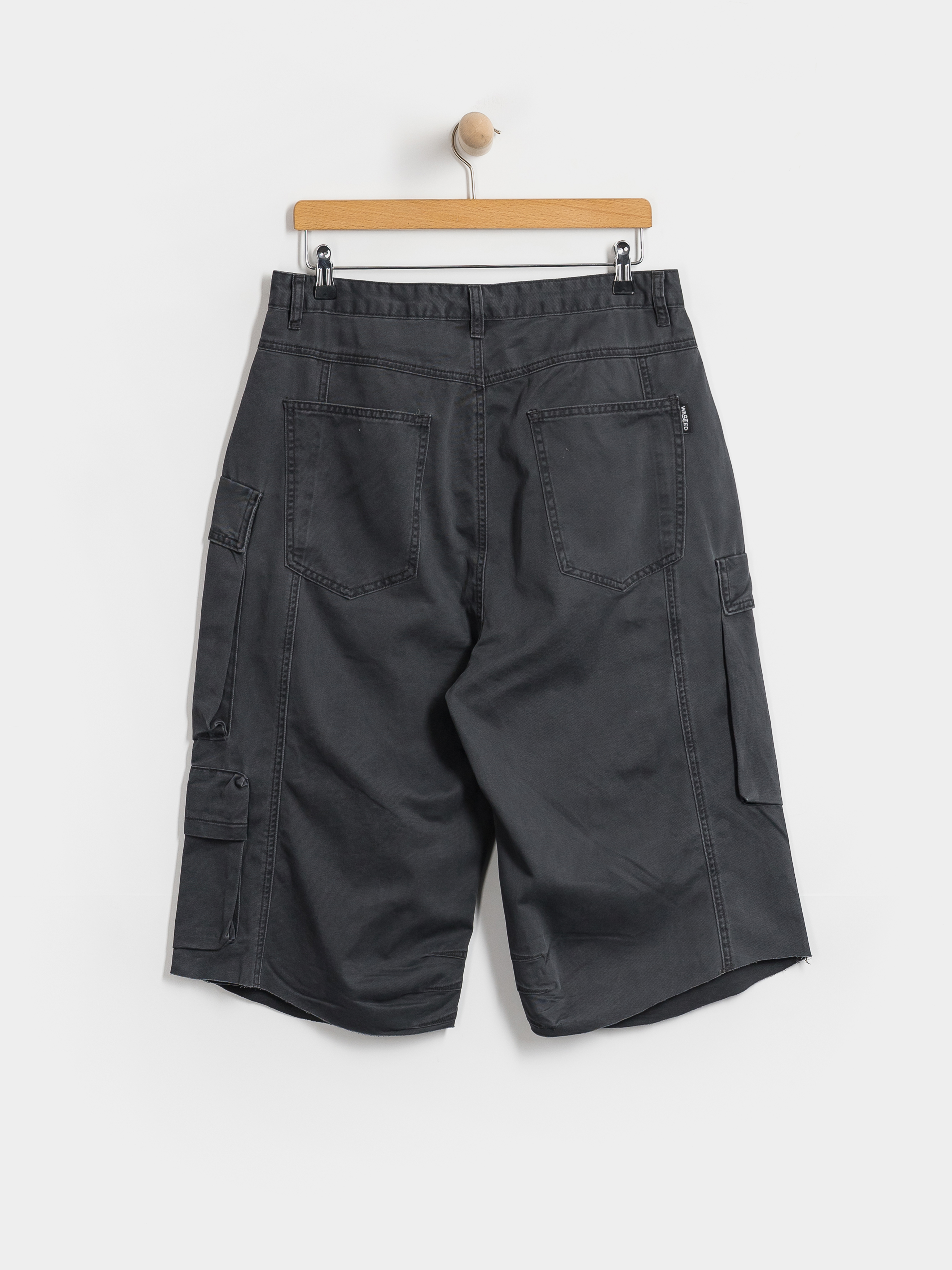 Wasted Paris Grant Shorts (faded black)