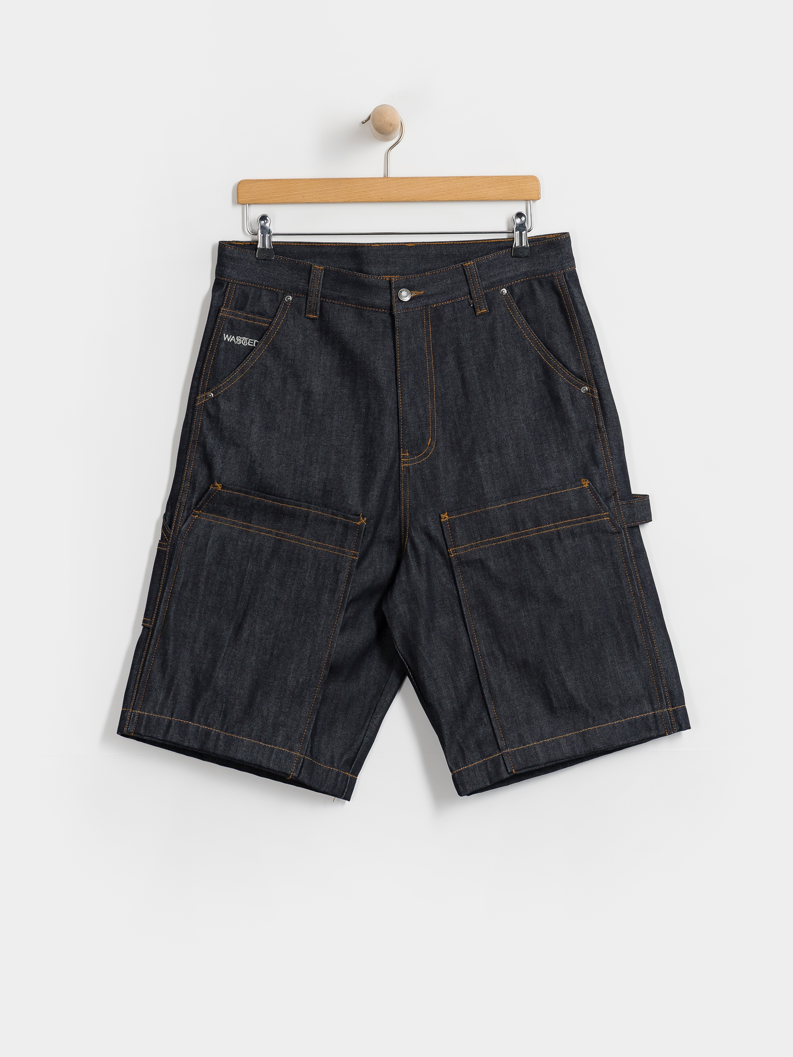 Wasted Paris Hammer Selvedge Shorts (selvedge blue)