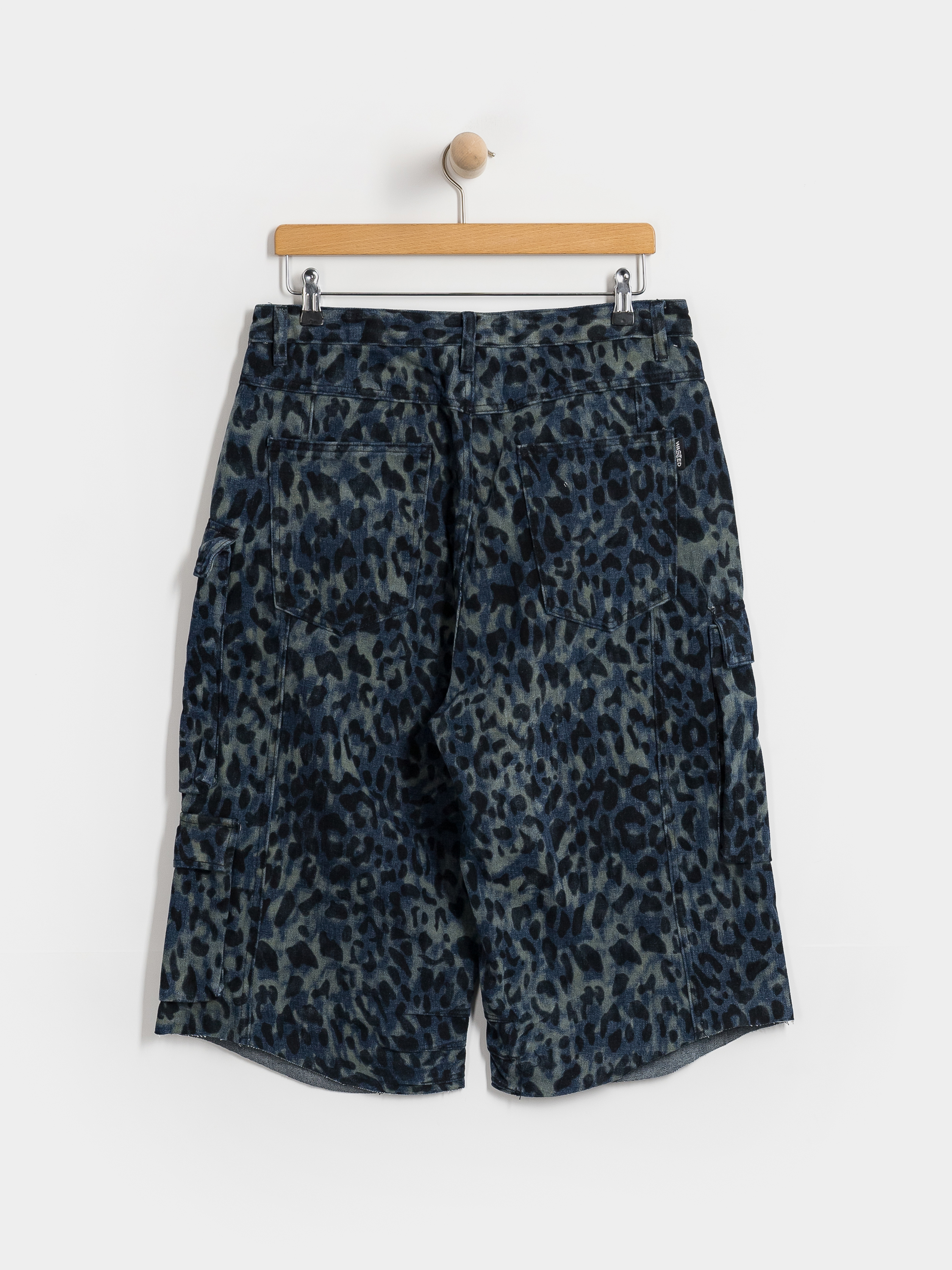 Wasted Paris Cheetah Grant Shorts (blue camo)
