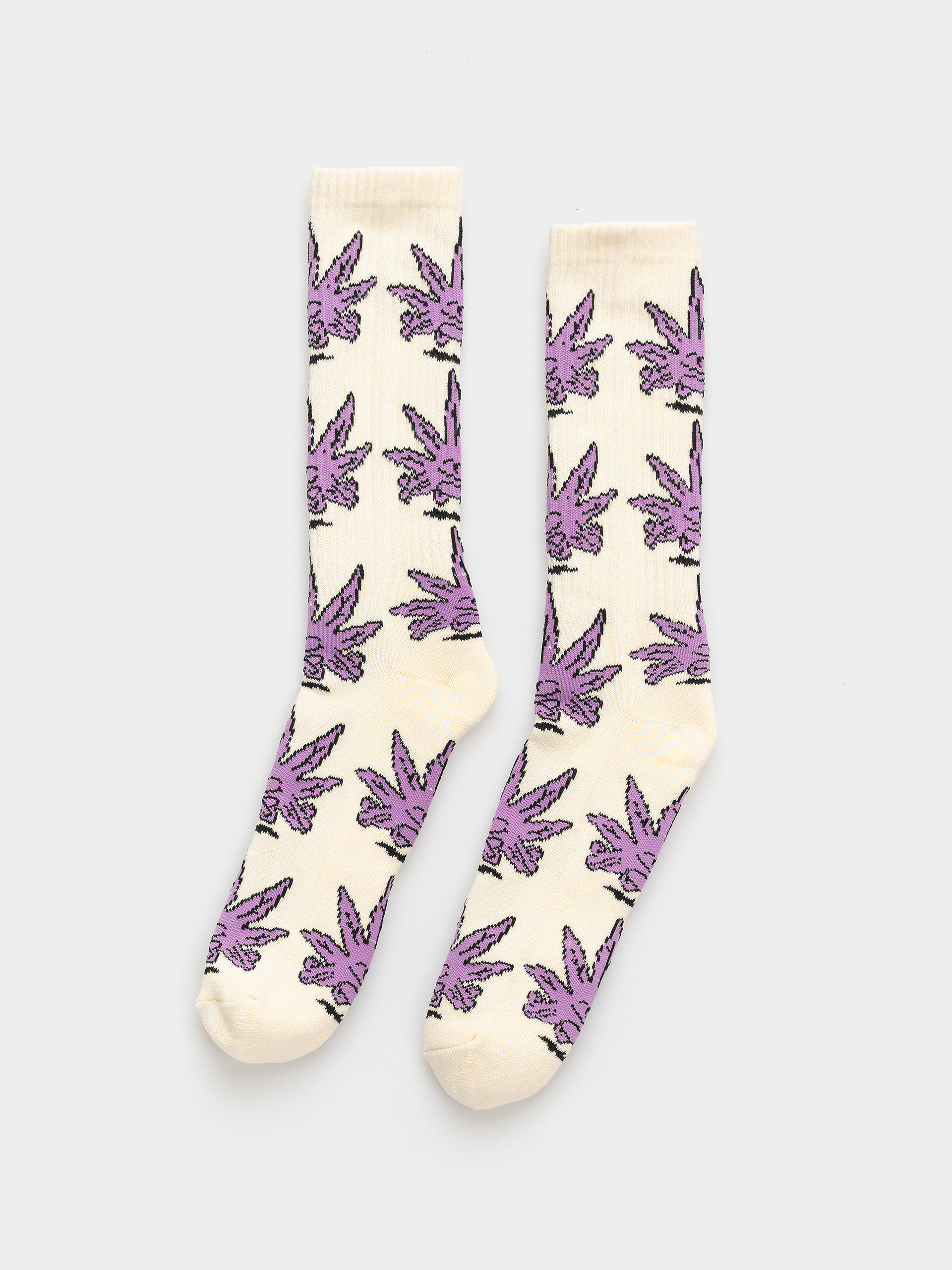 HUF Socks Green Buddy Meditation (natural)