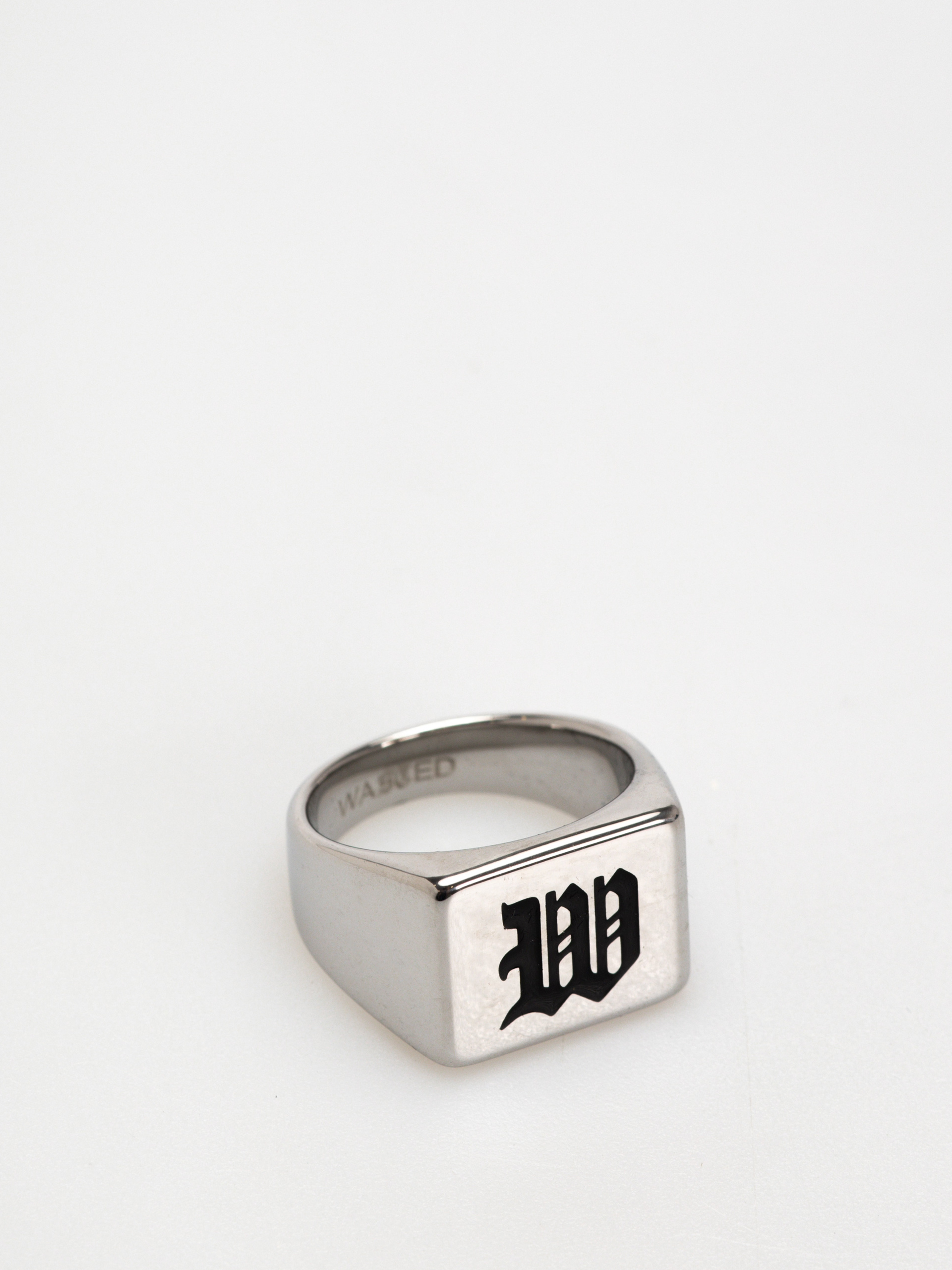 Wasted Paris Sygnet Faithful Signet Ring Film (silver)