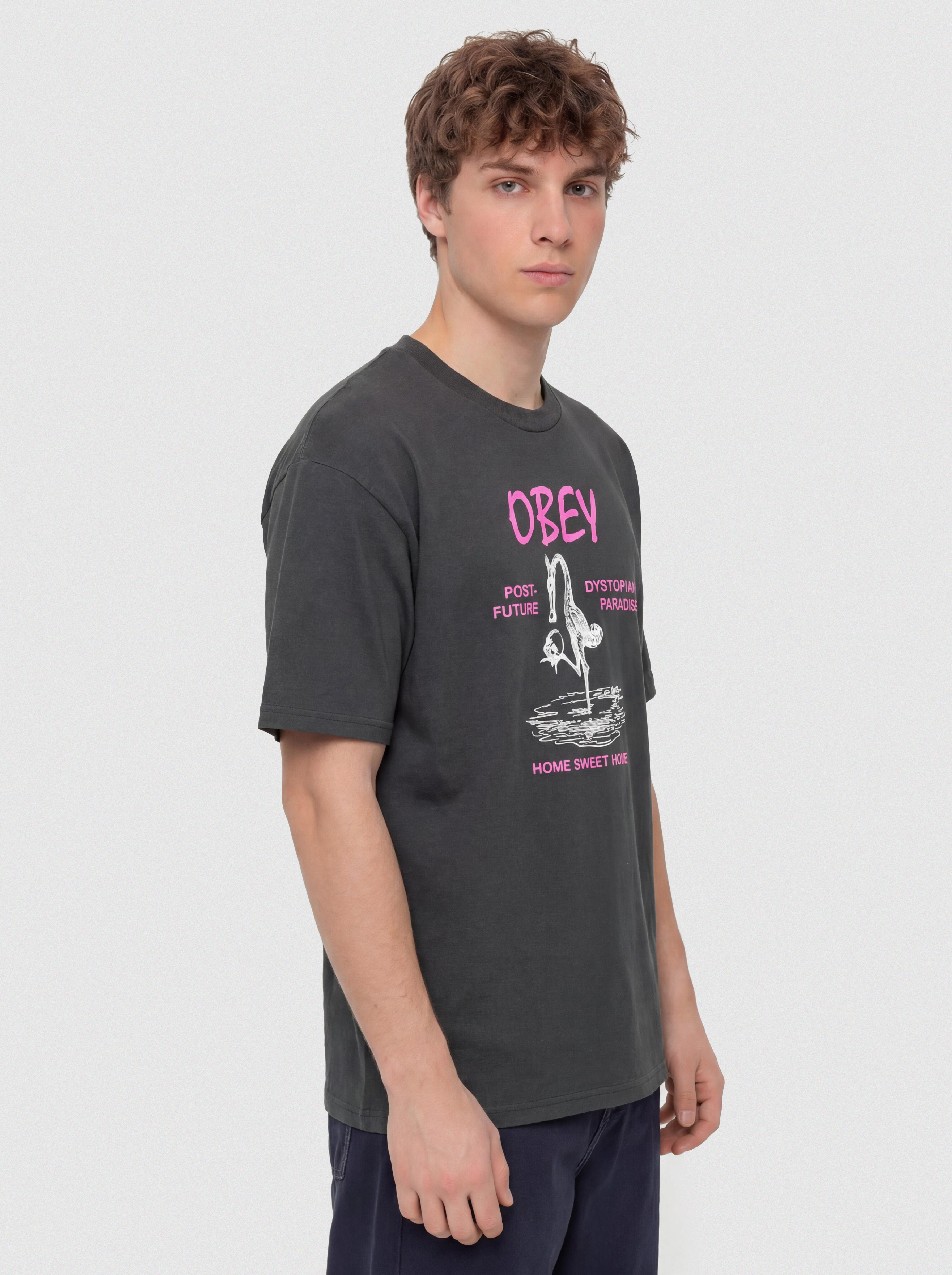 OBEY Post Future T-Shirt (vintage black)
