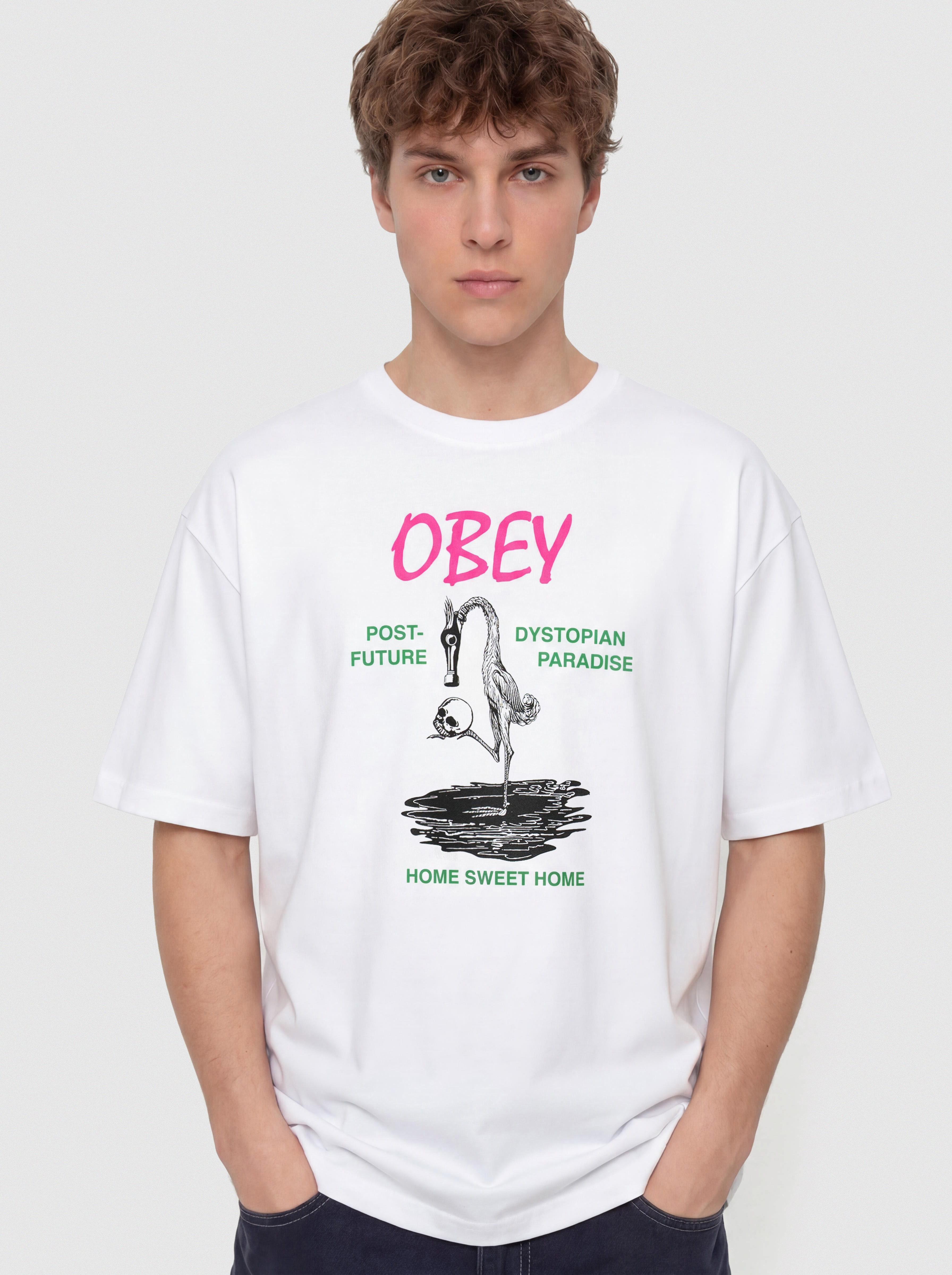 OBEY Post Future T-Shirt (white)