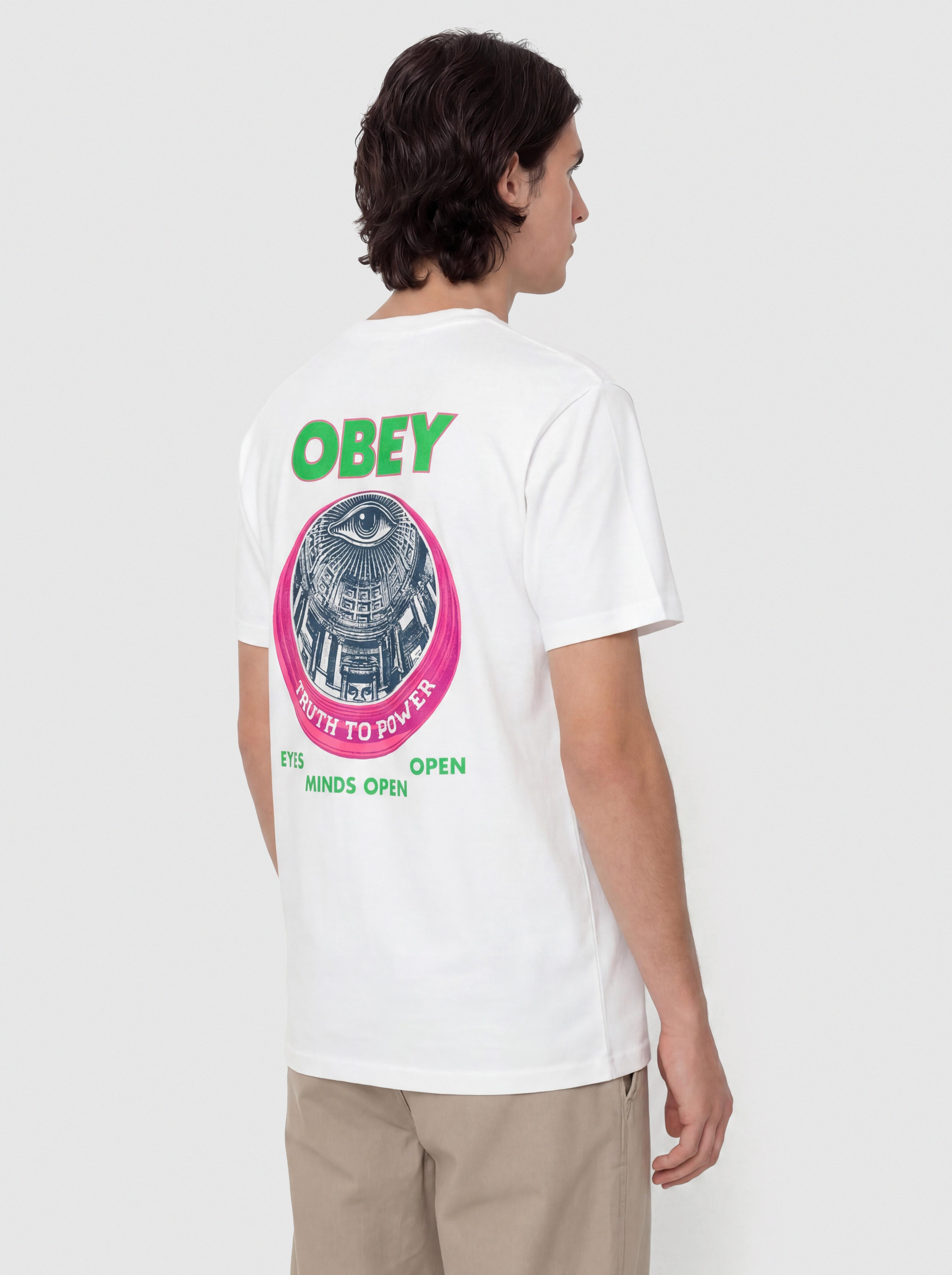 OBEY T-Shirt Truth To Power (white)
