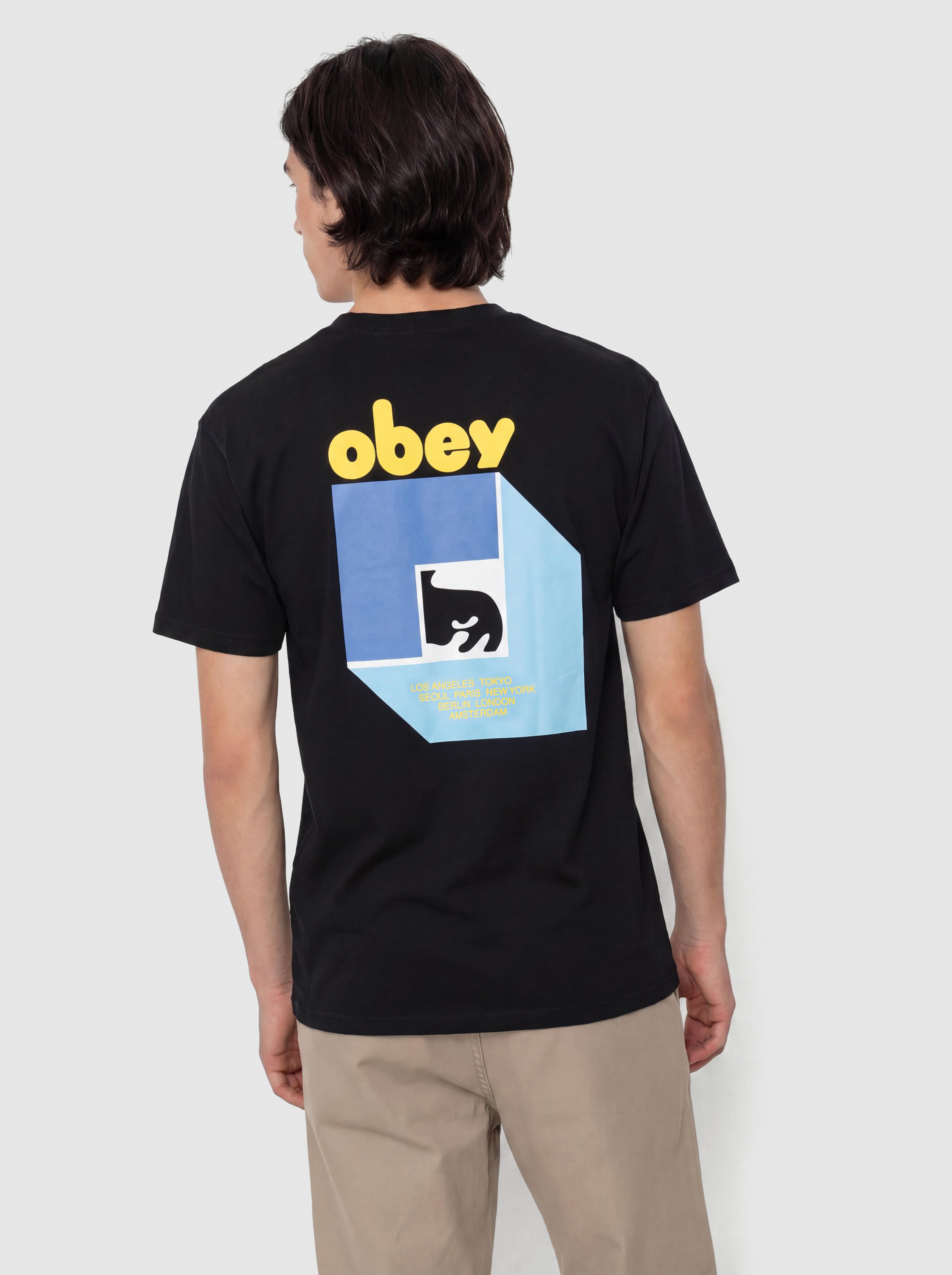 OBEY Peep Hole T-Shirt (black)