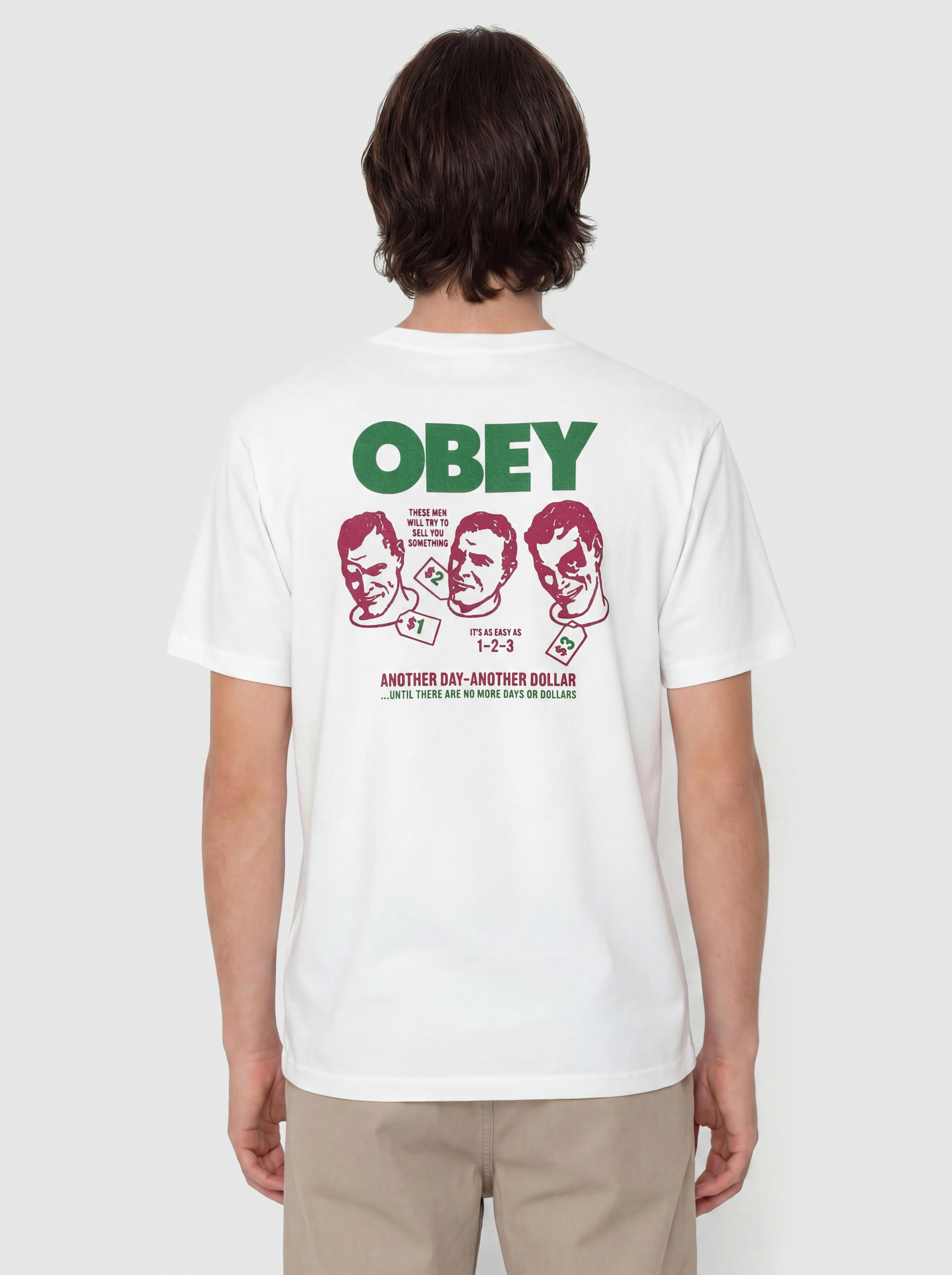 OBEY Another Dollar T-Shirt (white)