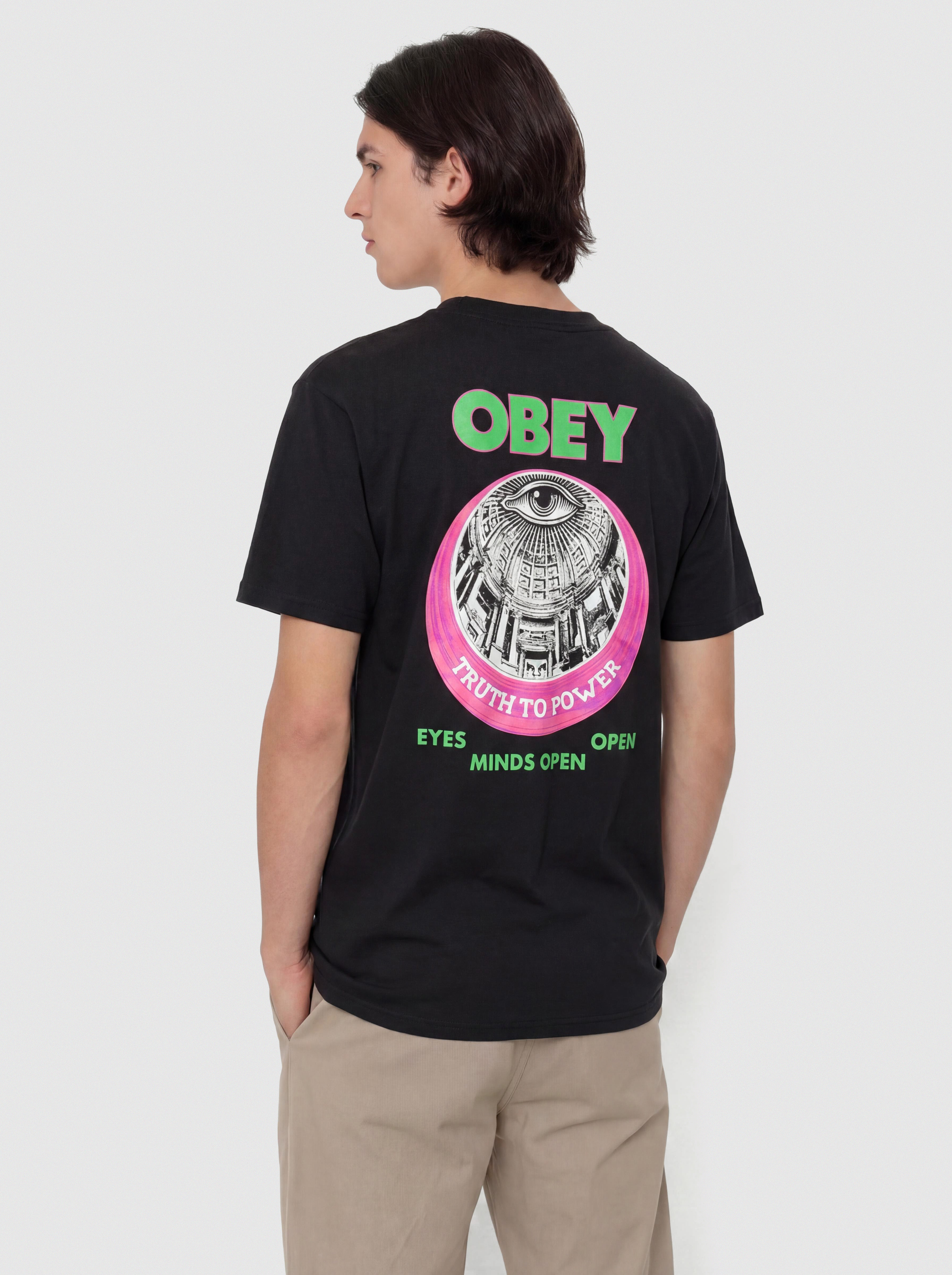 OBEY T-Shirt Truth To Power (vintage black)
