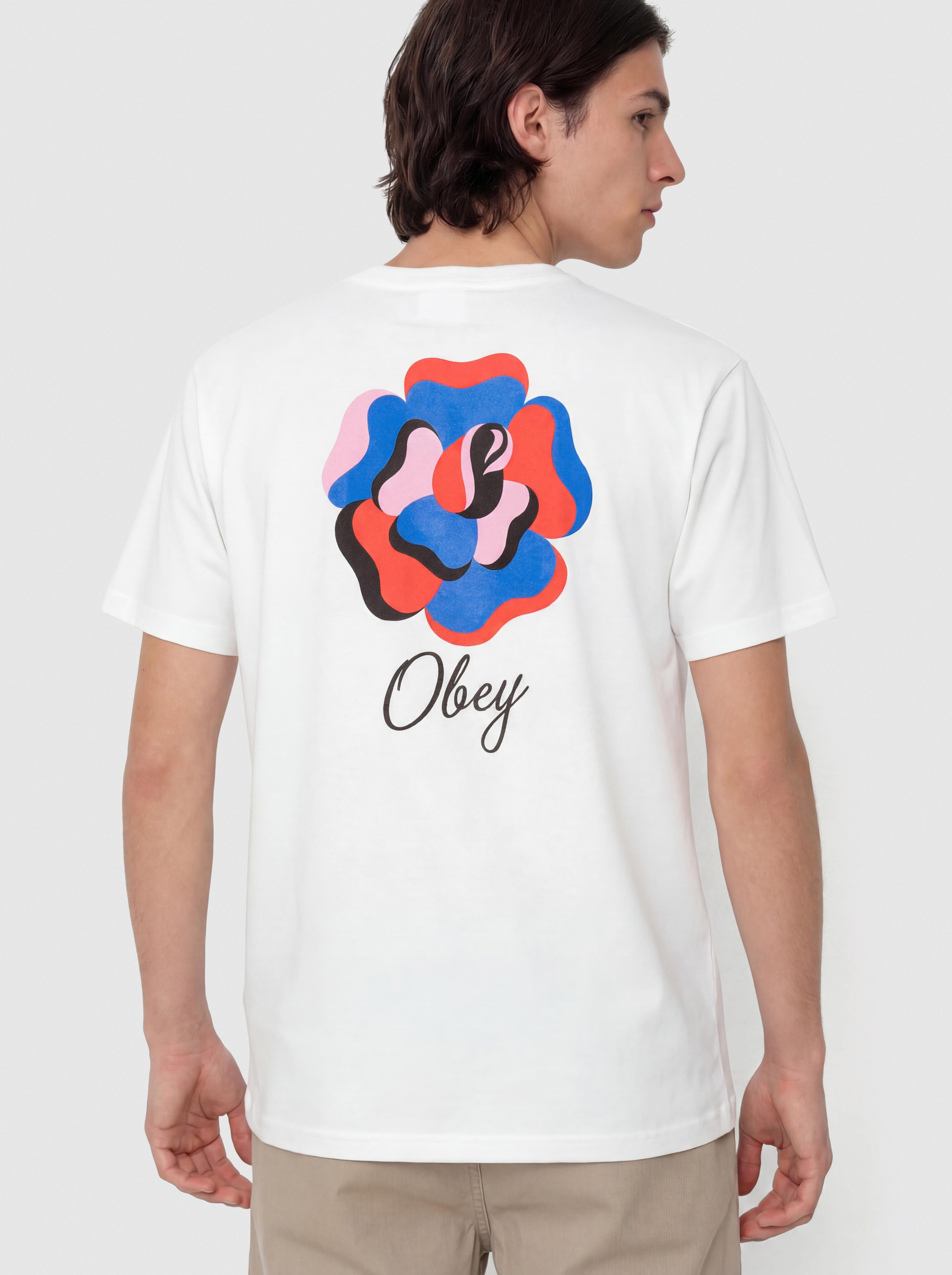 OBEY T-Shirt Paper Rose (white)