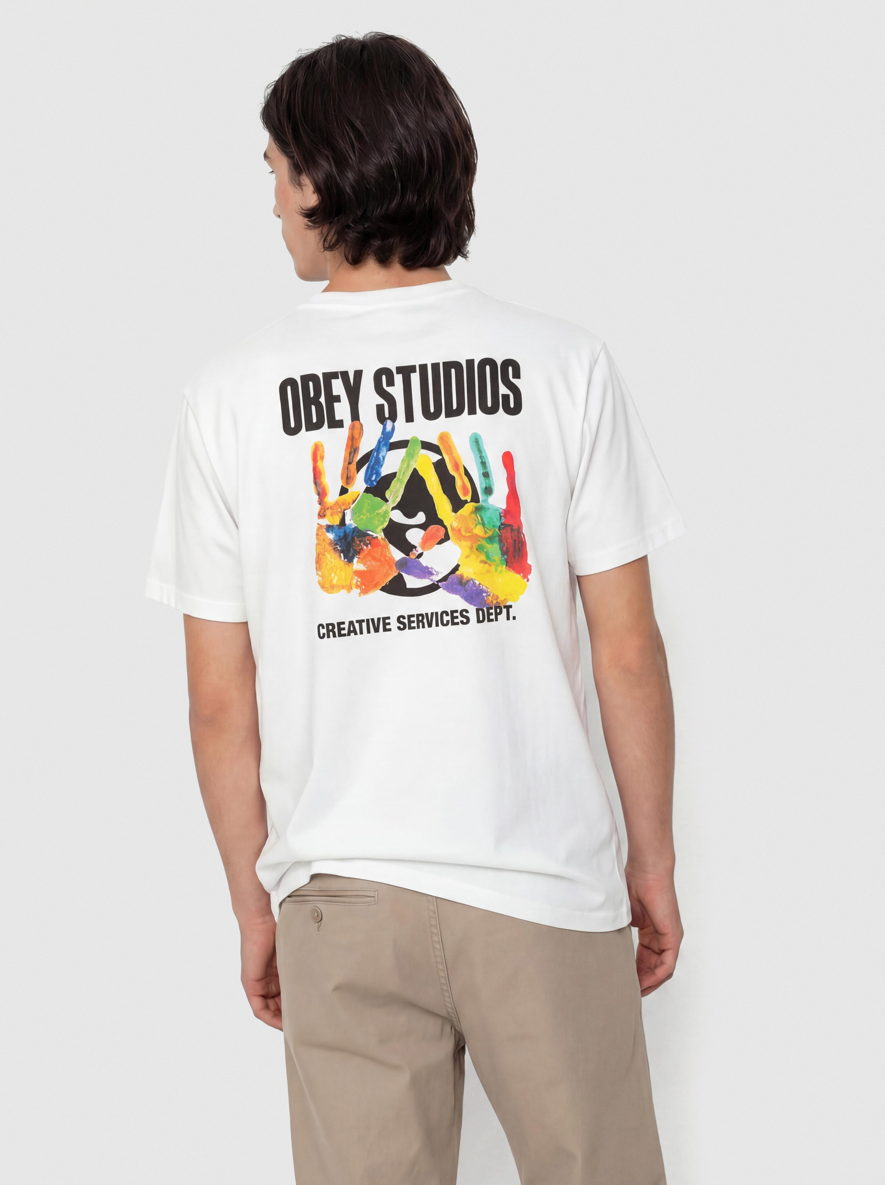 OBEY T-Shirt Creative Services Dept. (white)
