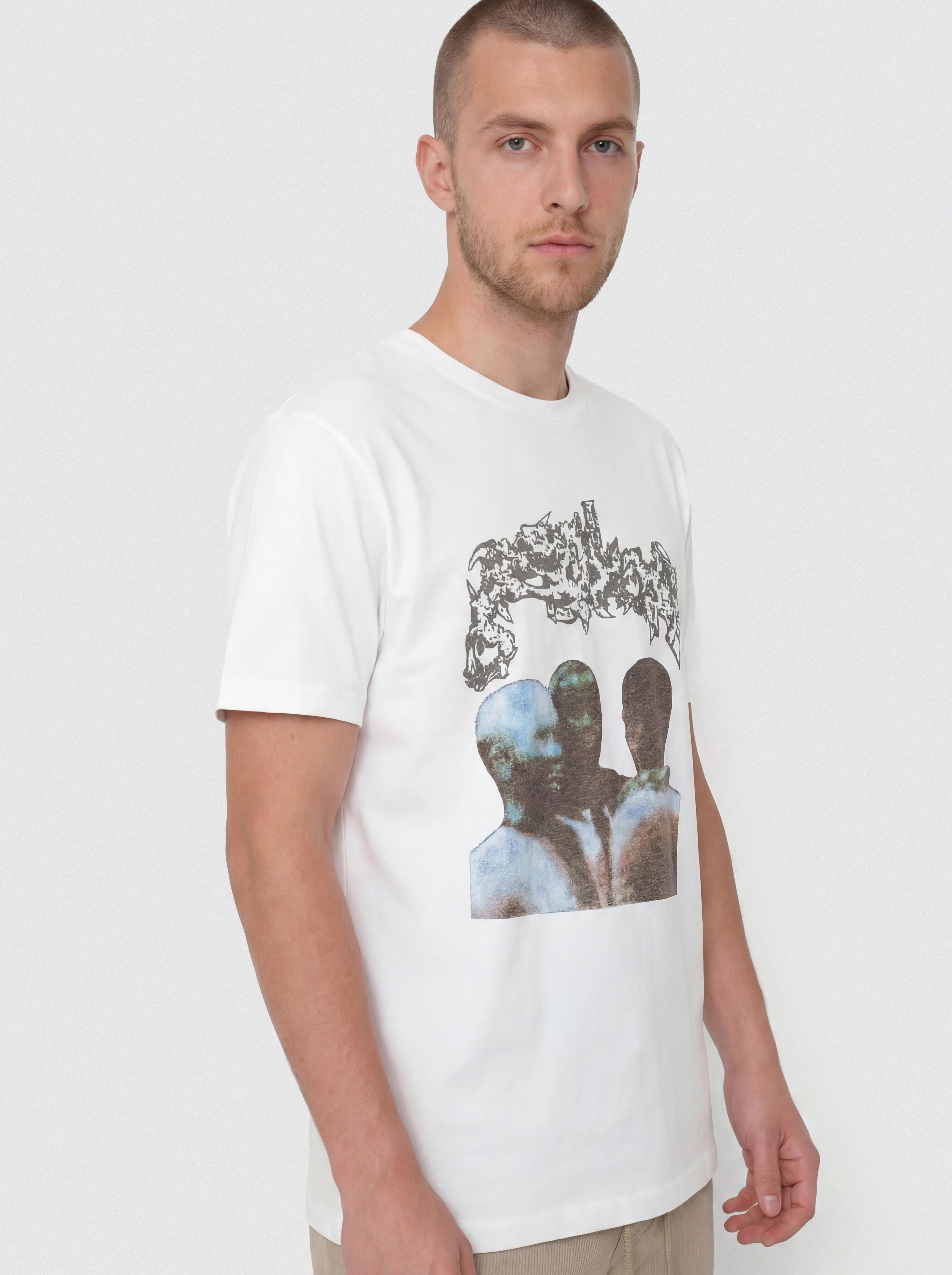 Polar Skate T-Shirt Band Overhead (white)
