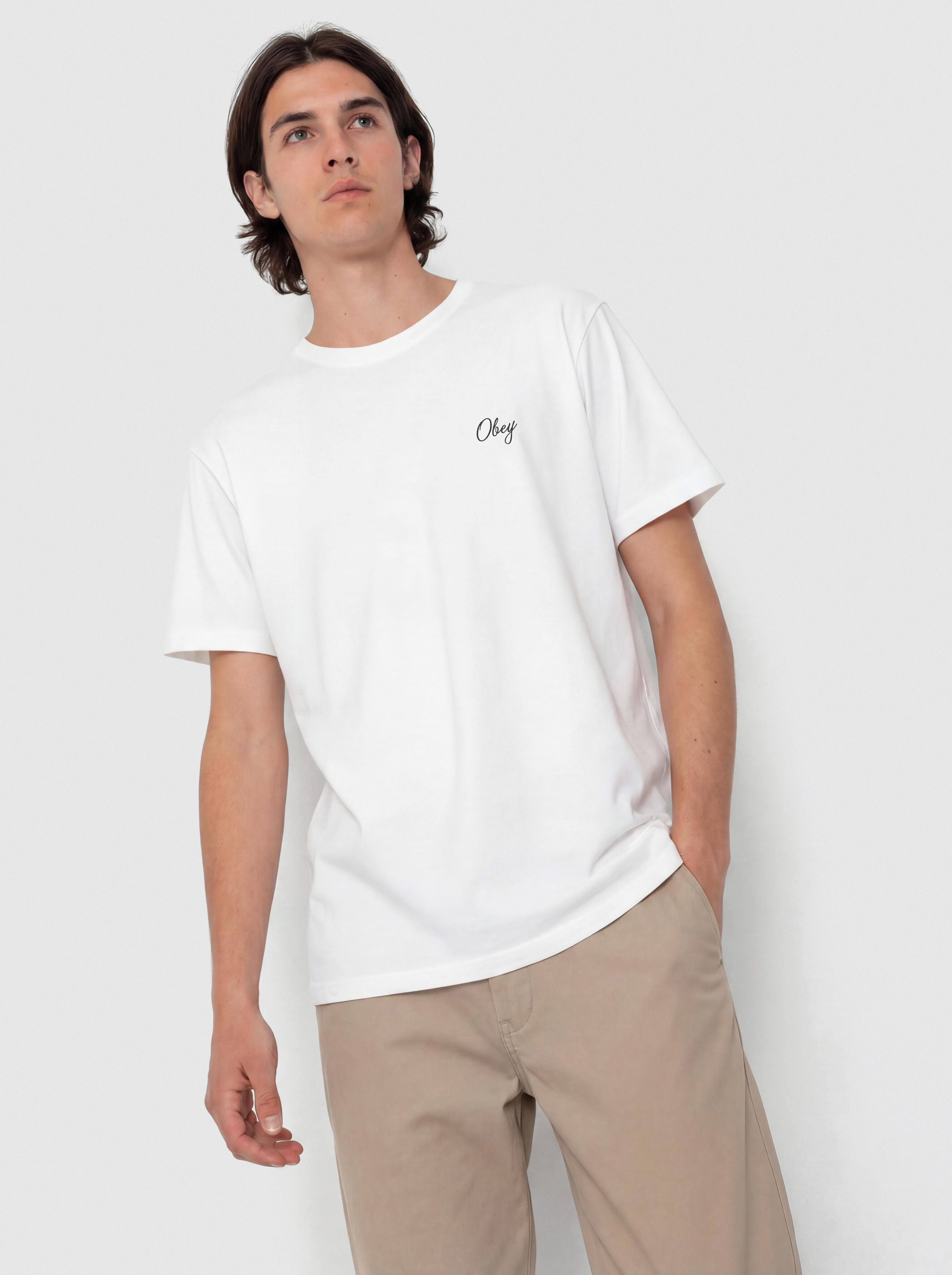 OBEY T-Shirt Paper Rose (white)