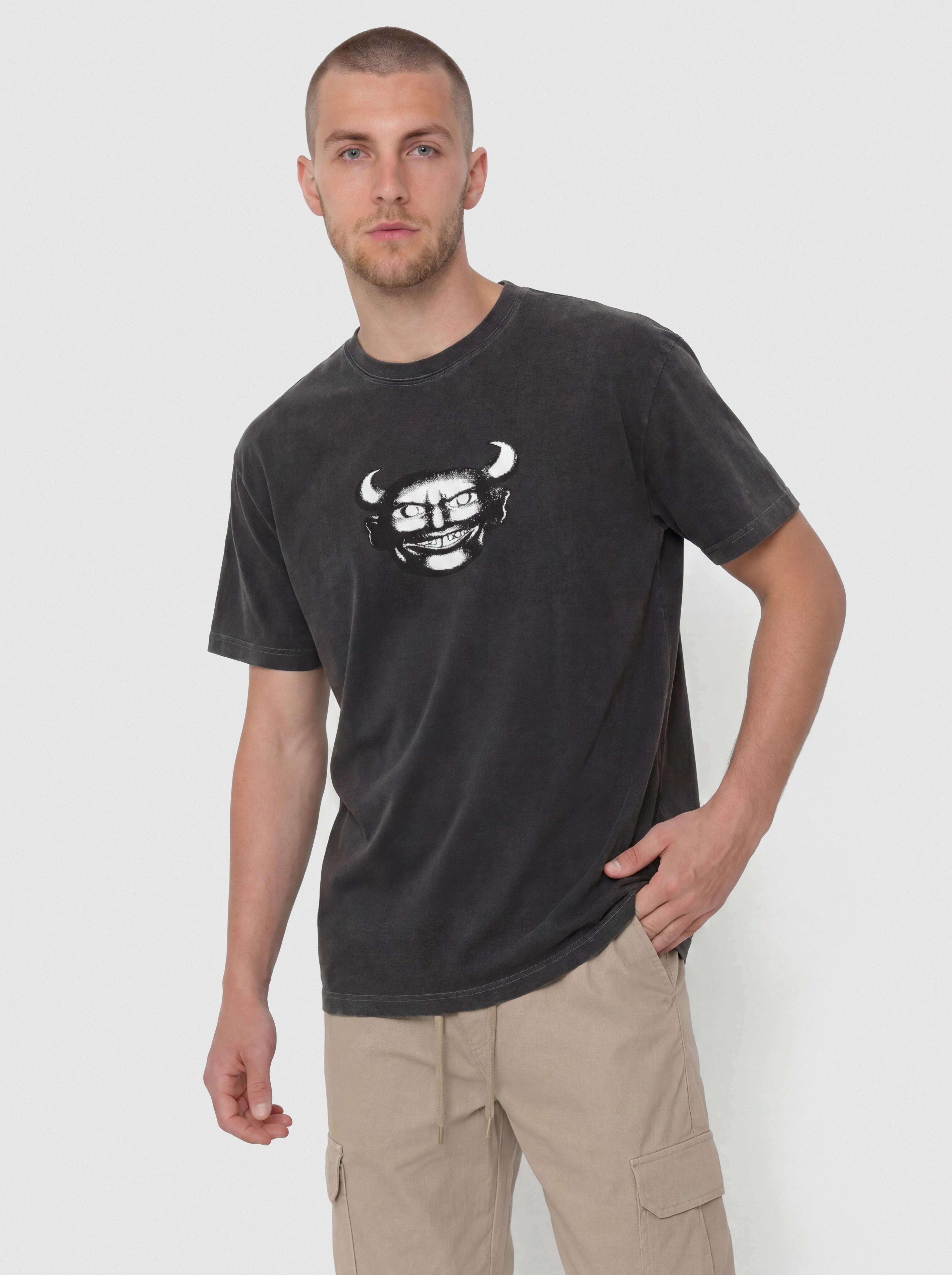 Polar Skate T-Shirt Devil (silver black)